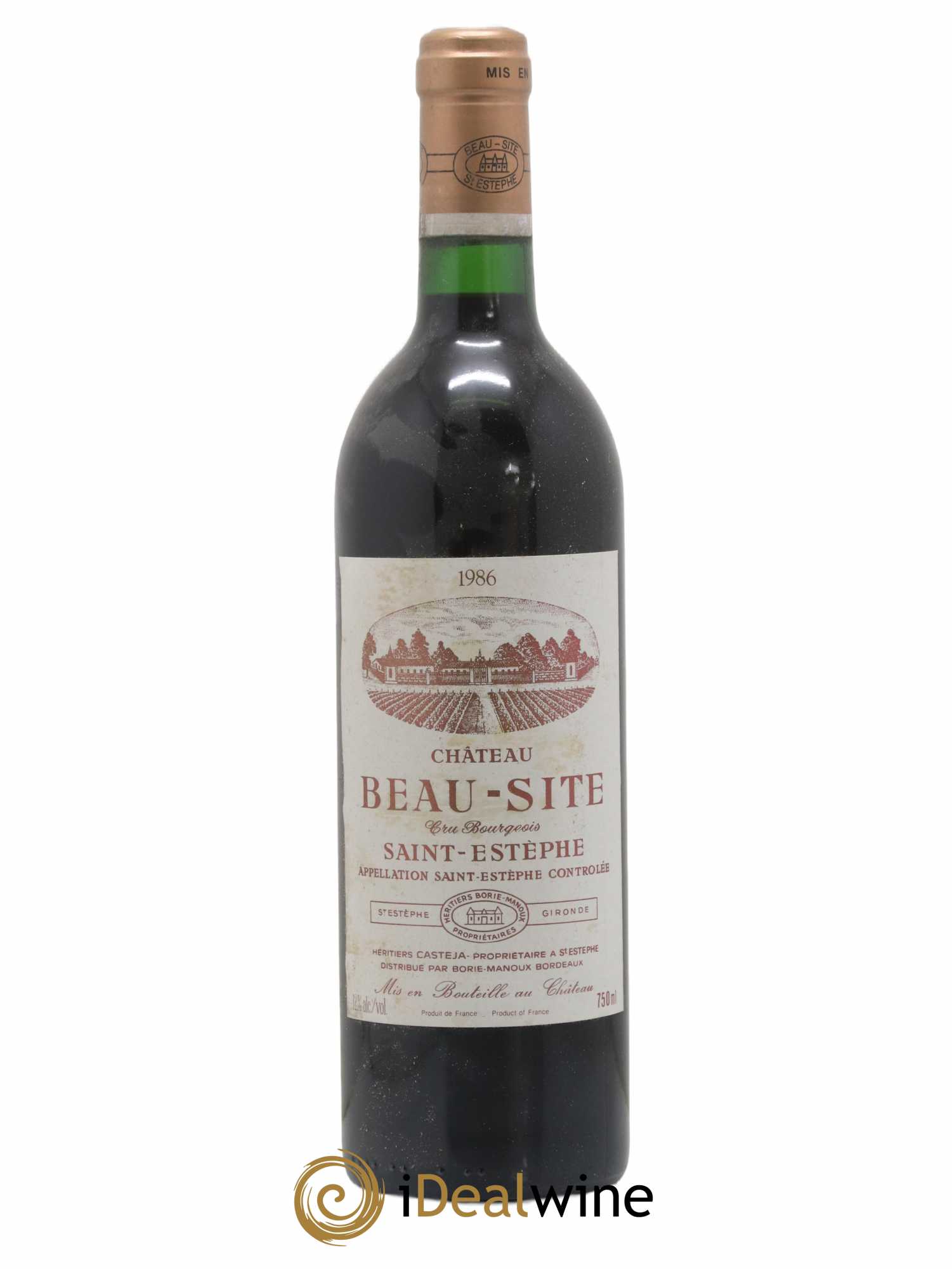 Château Beau Site Cru Bourgeois 1986 - Lot de 1 bouteille - 0