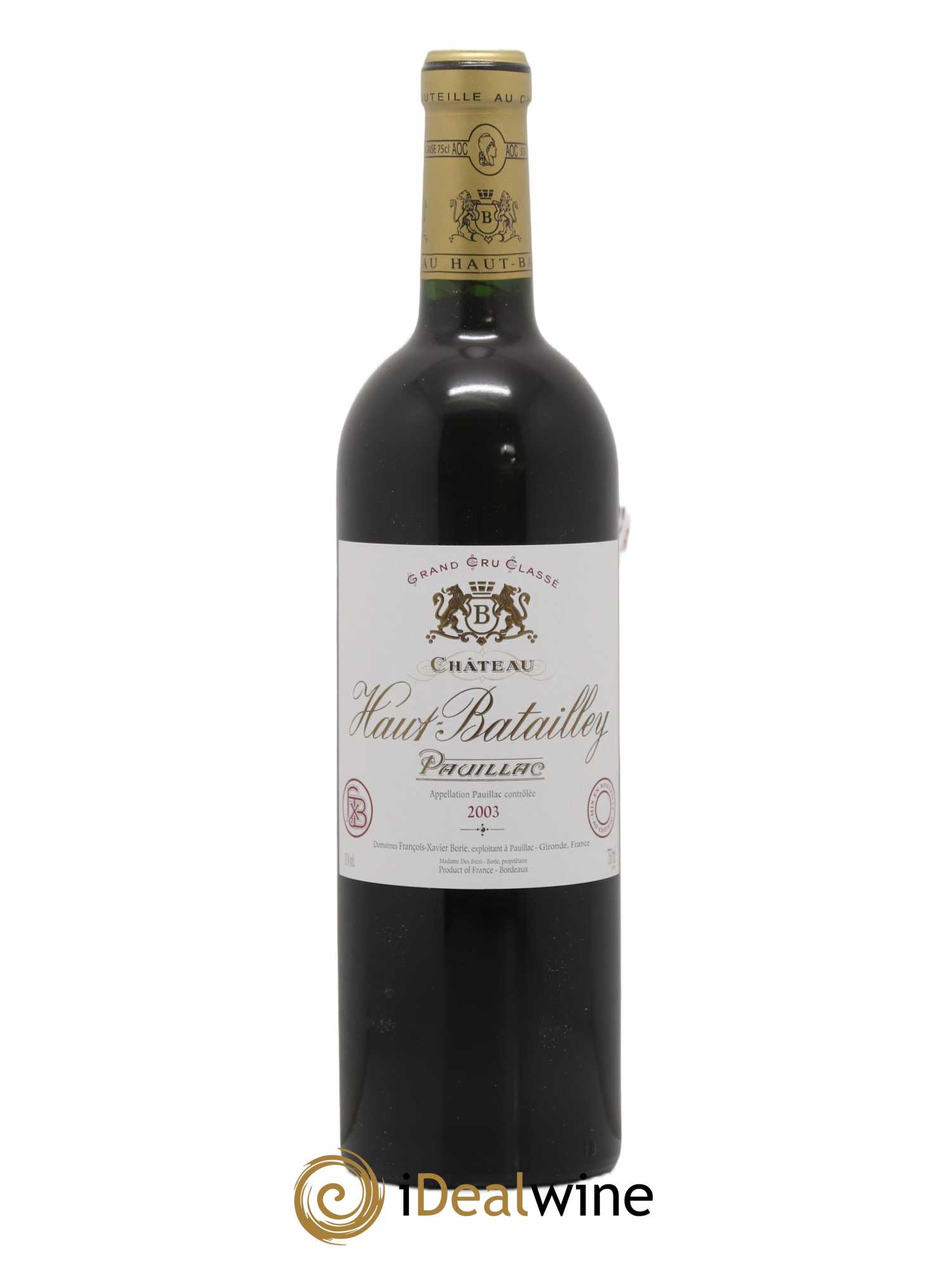 Château Haut Batailley 5ème Grand Cru Classé 2003 - Lot of 1 bottle - 0