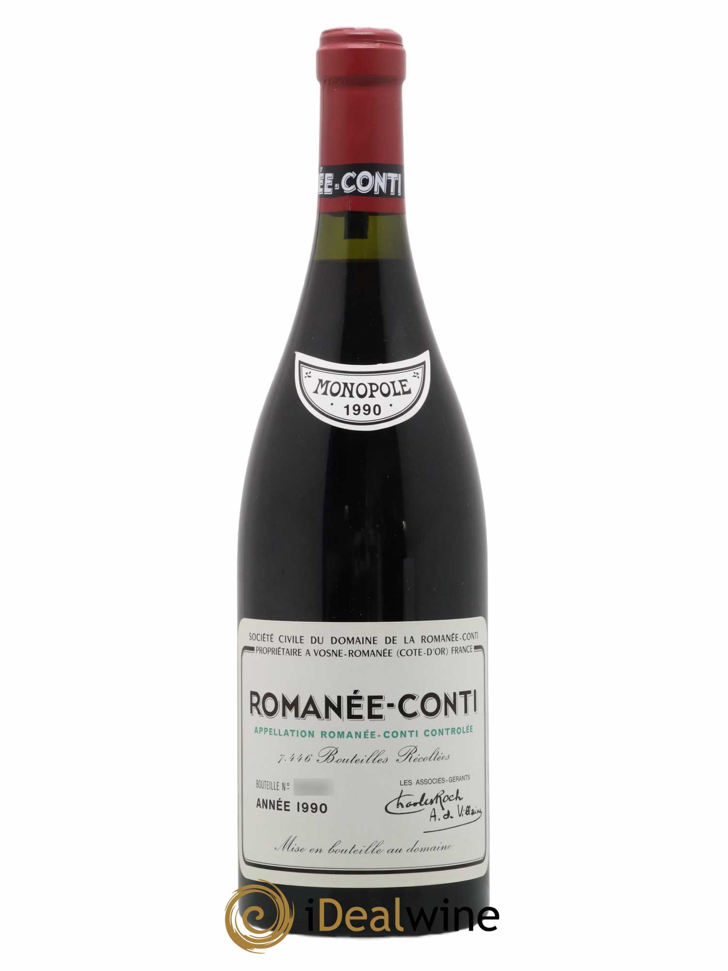 Romanée-Conti Grand Cru Domaine de la Romanée-Conti 1990 - Lot de 1 bouteille - 0