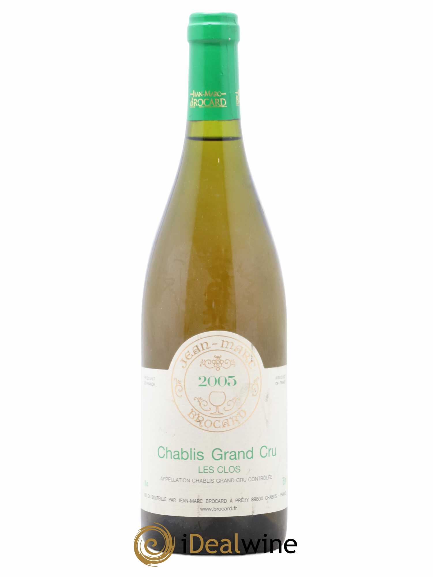 Chablis Grand Cru Les Clos Jean-Marc Brocard (Domaine)  (sans prix de réserve) 2005 - Lot de 1 bouteille - 0