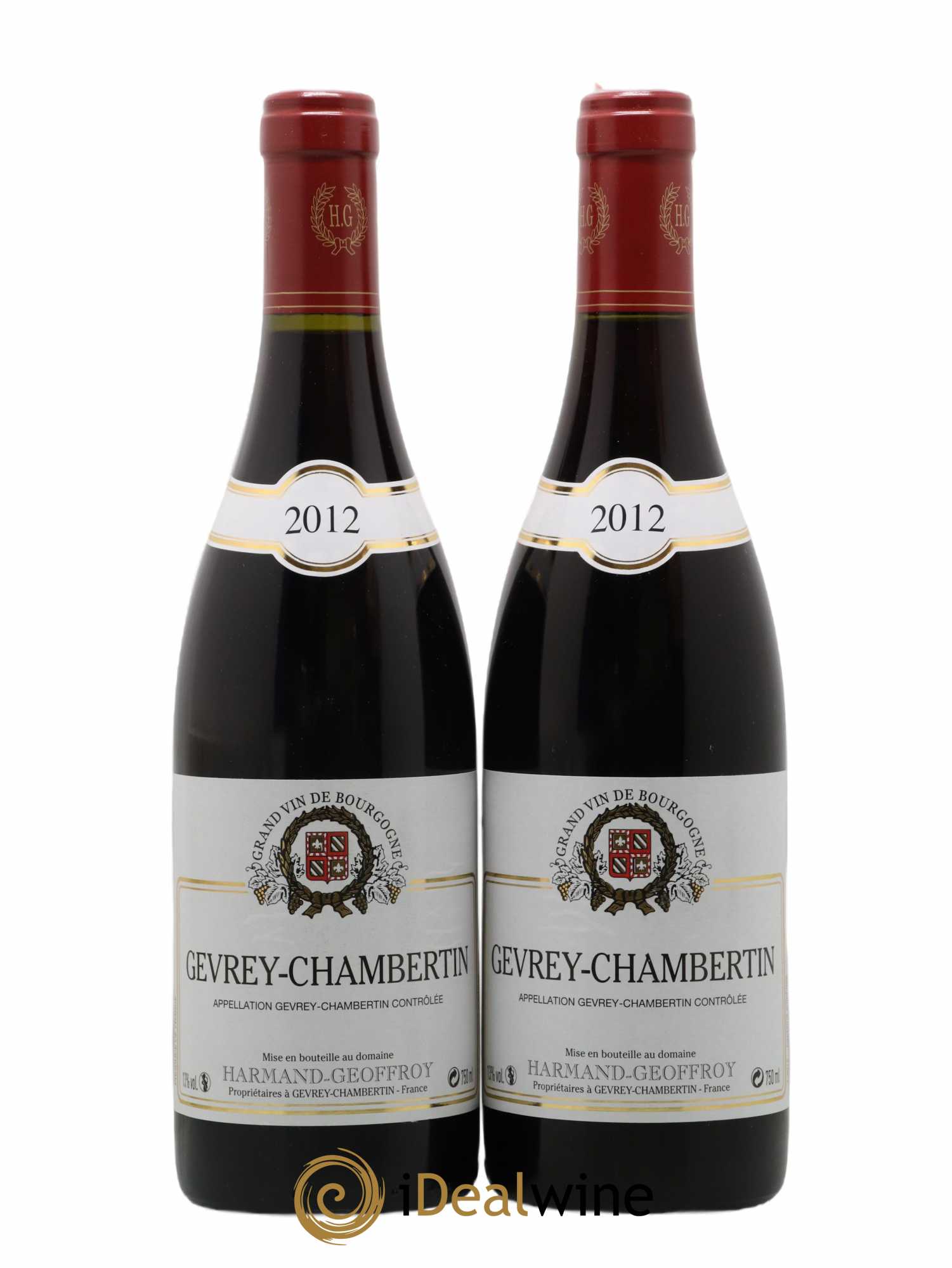 Gevrey-Chambertin Harmand-Geoffroy (Domaine) 2012 - Lot de 2 bouteilles - 0