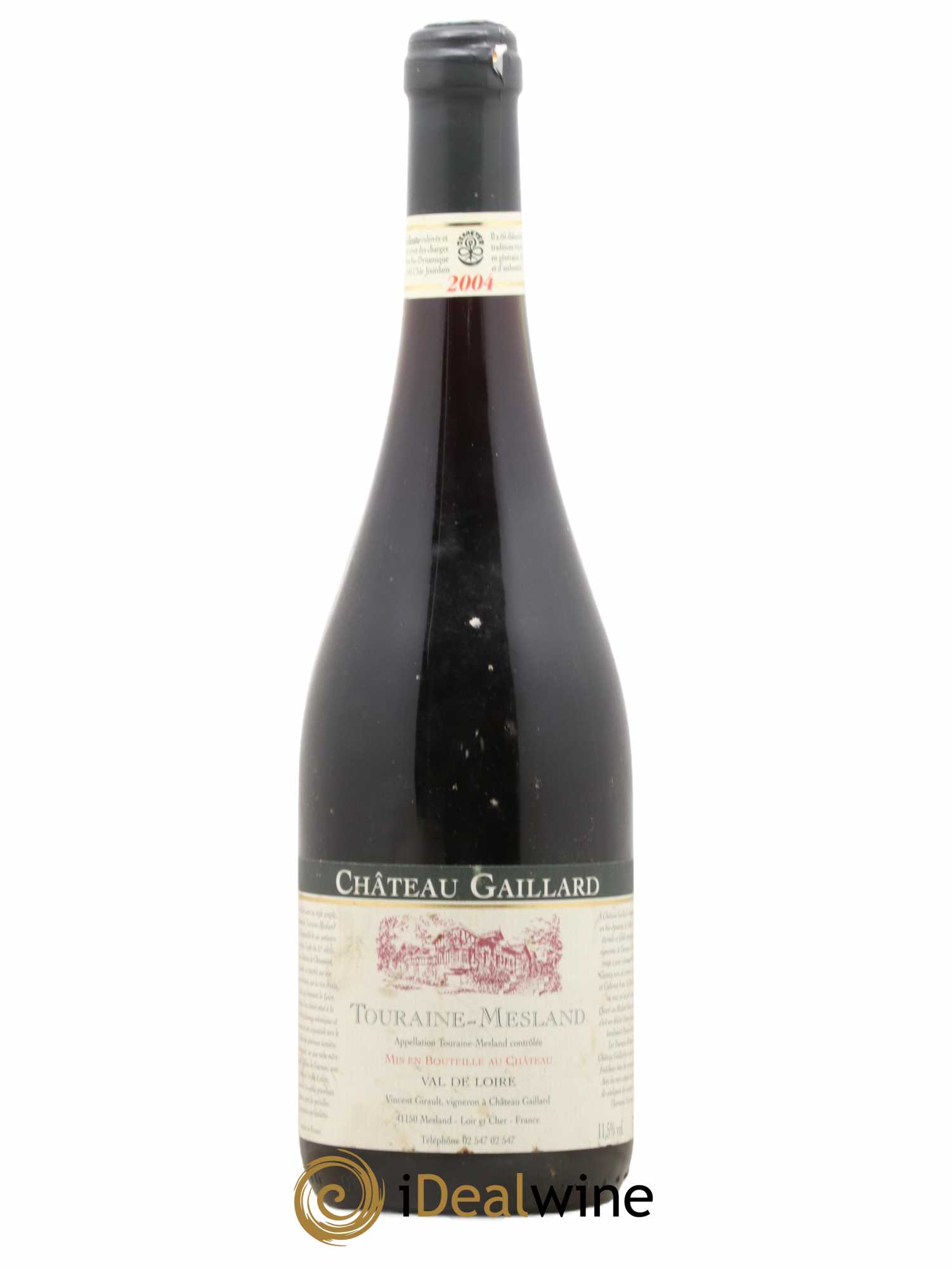 Touraine Château Gaillard Touraine Mesland (sans prix de réserve) 2004 - Posten von 1 Flasche - 0