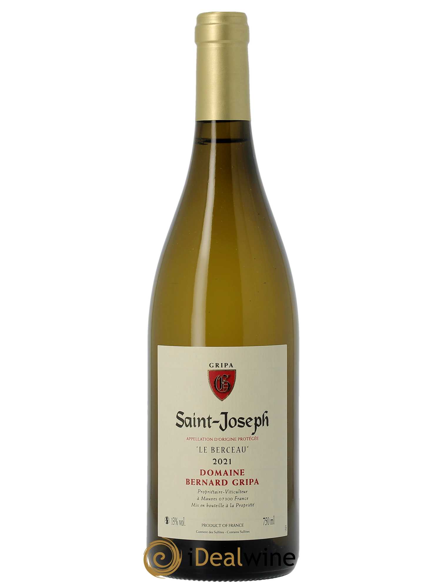 Saint-Joseph Le Berceau Bernard Gripa (Domaine)  2021 - Lot of 1 bottle - 0