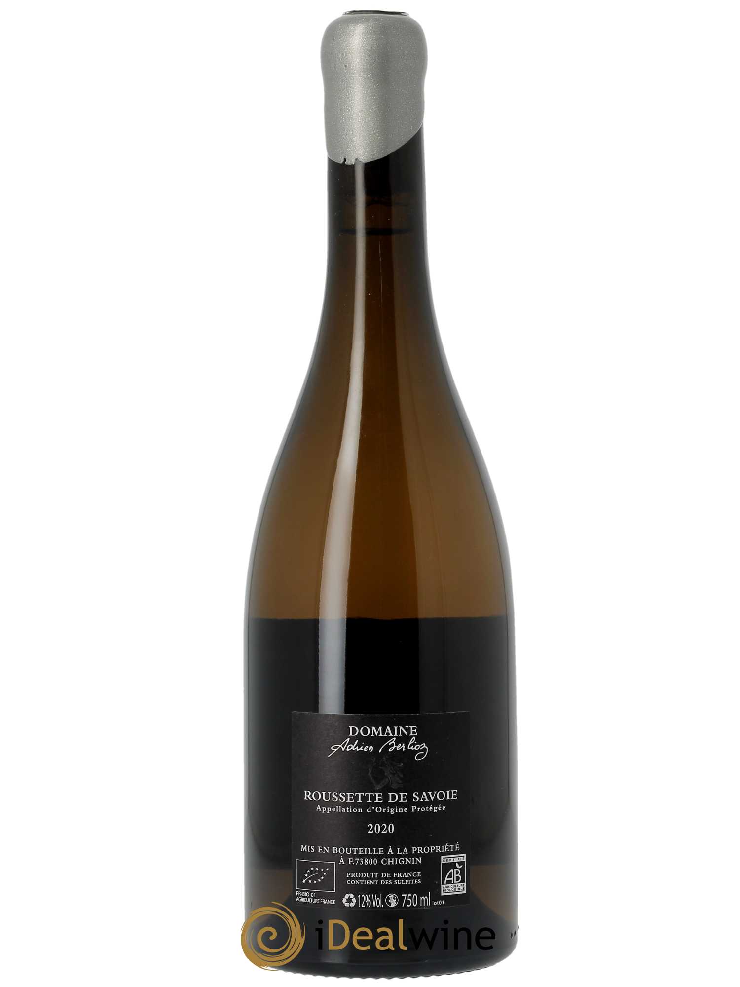 Roussette de Savoie Zulime Adrien Berlioz  2020 - Lot de 1 bouteille - 1