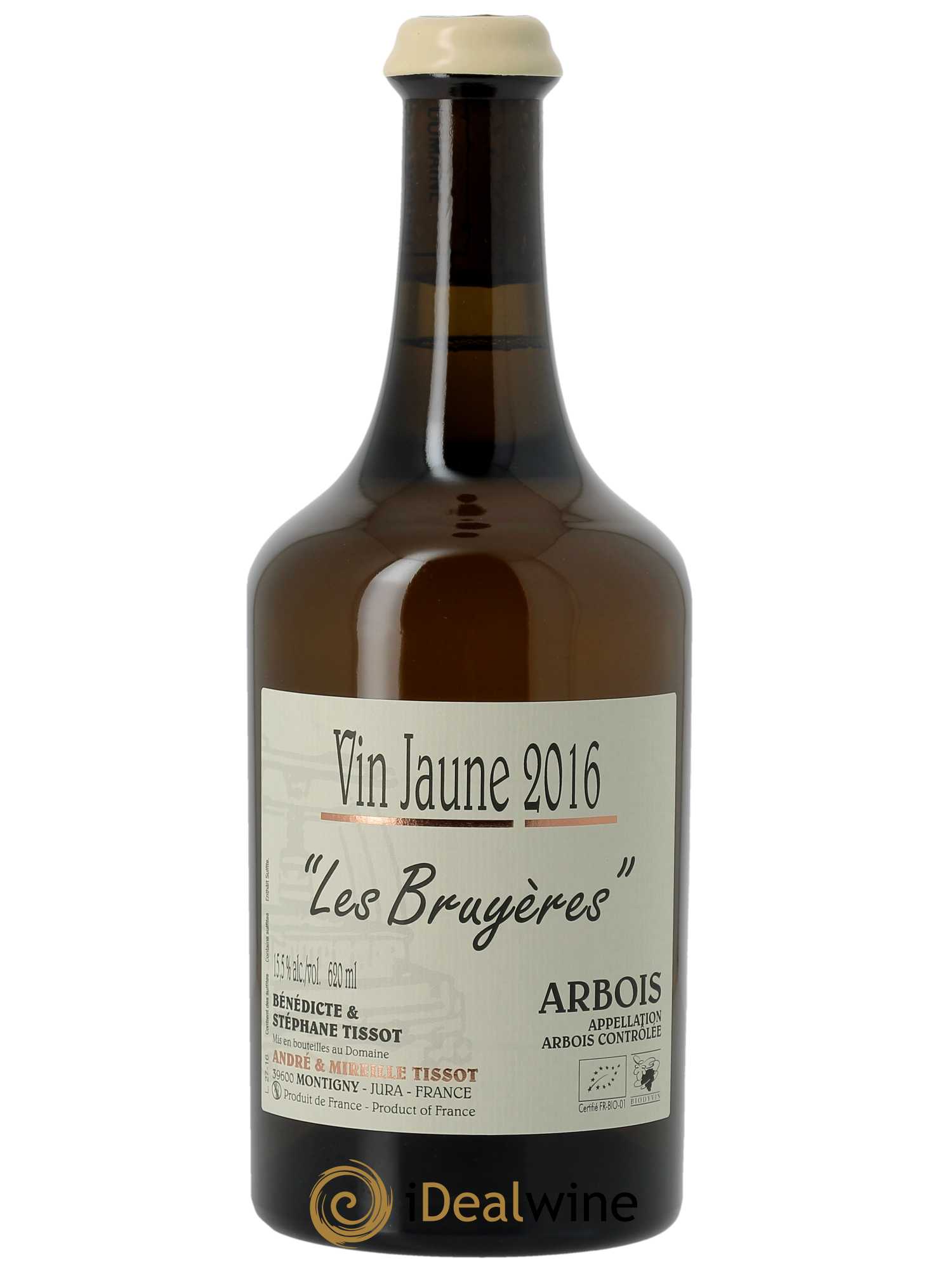 Arbois Vin Jaune Les Bruyères Bénédicte et Stéphane Tissot  2016 - Posten von 1 Flasche - 0