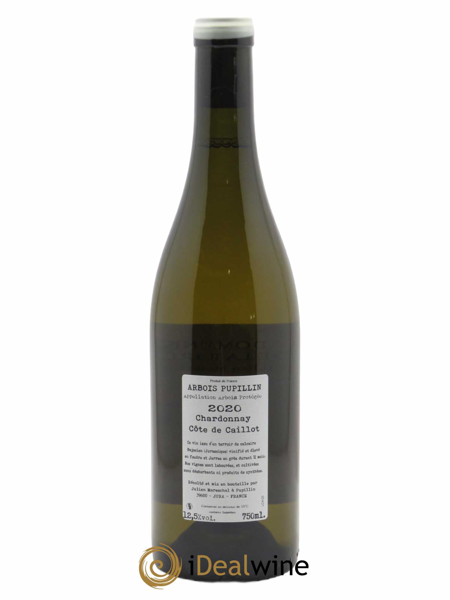 Arbois Pupillin Chardonnay Côte de Caillot Domaine de la Borde 2020 - Lotto di 1 bottiglia - 1