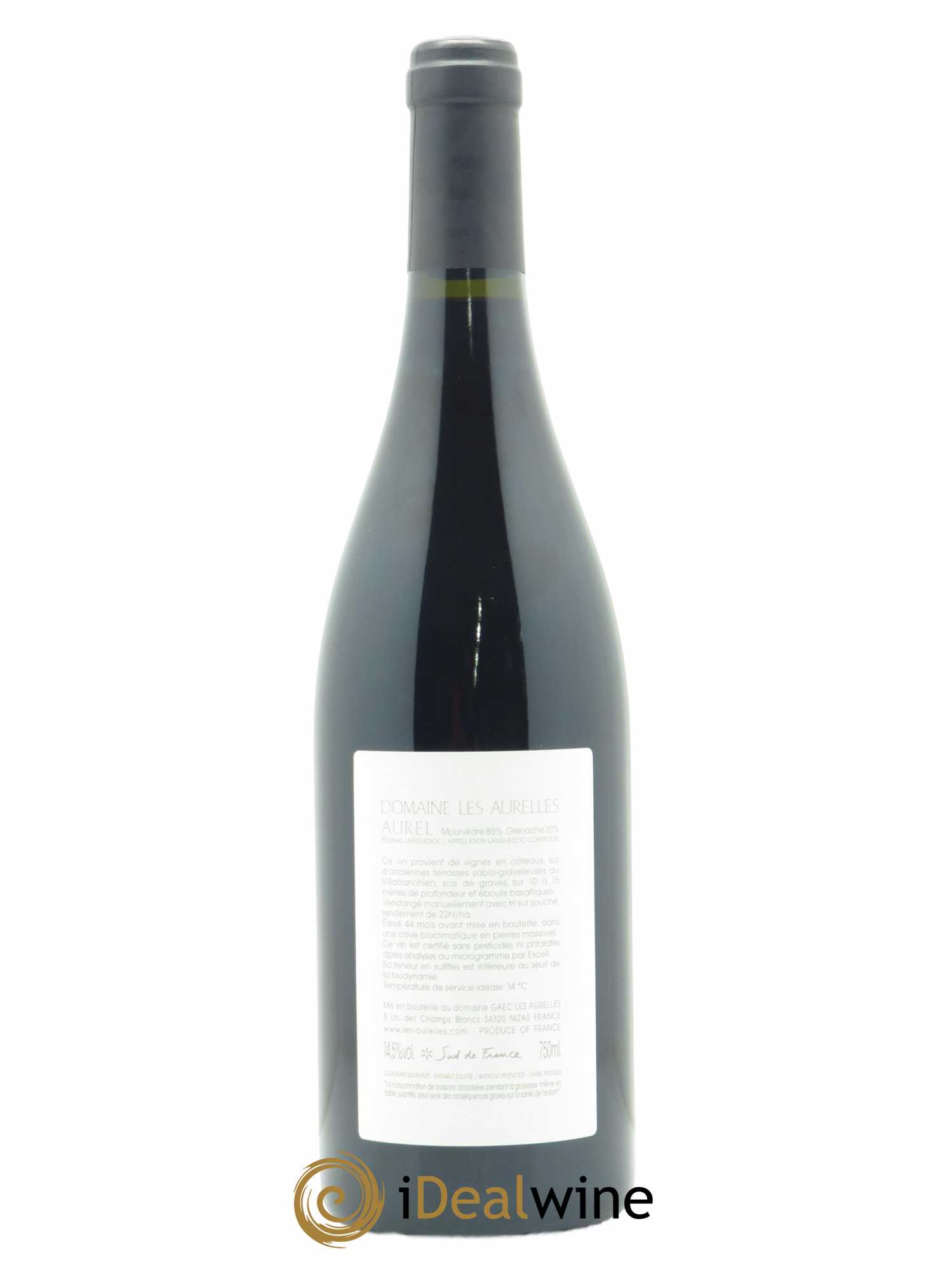 Pézenas Languedoc Aurel Domaine les Aurelles 2015 - Lot de 1 bouteille - 1