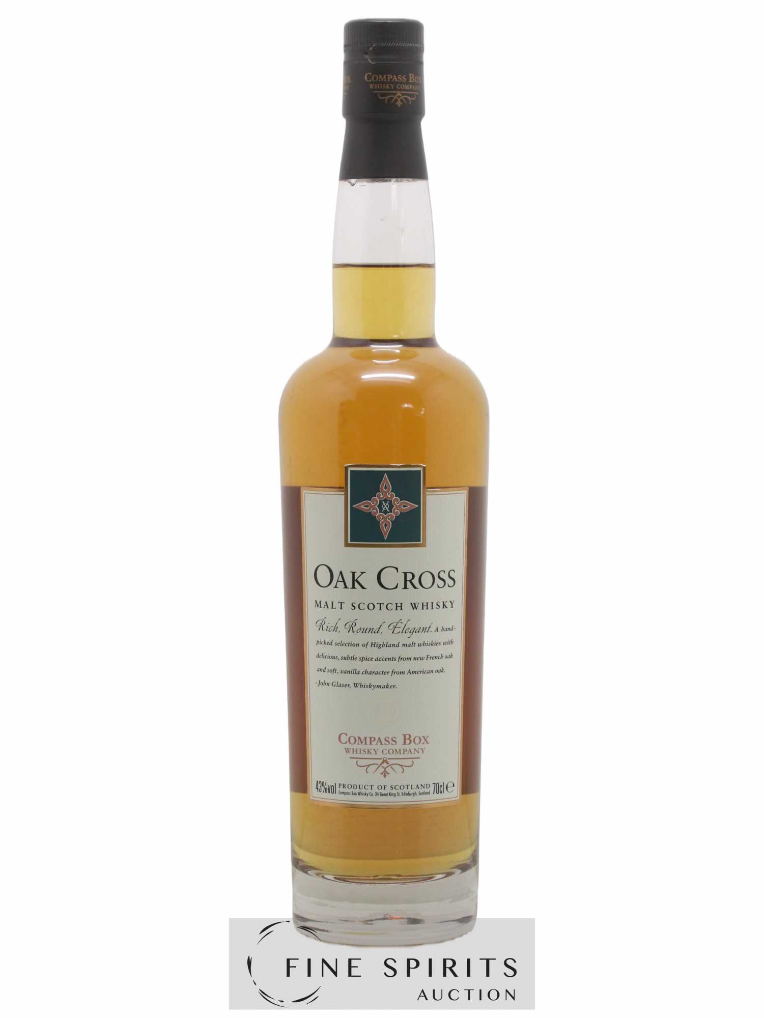 Oak Cross Compass Box - Lot de 1 bouteille - 1