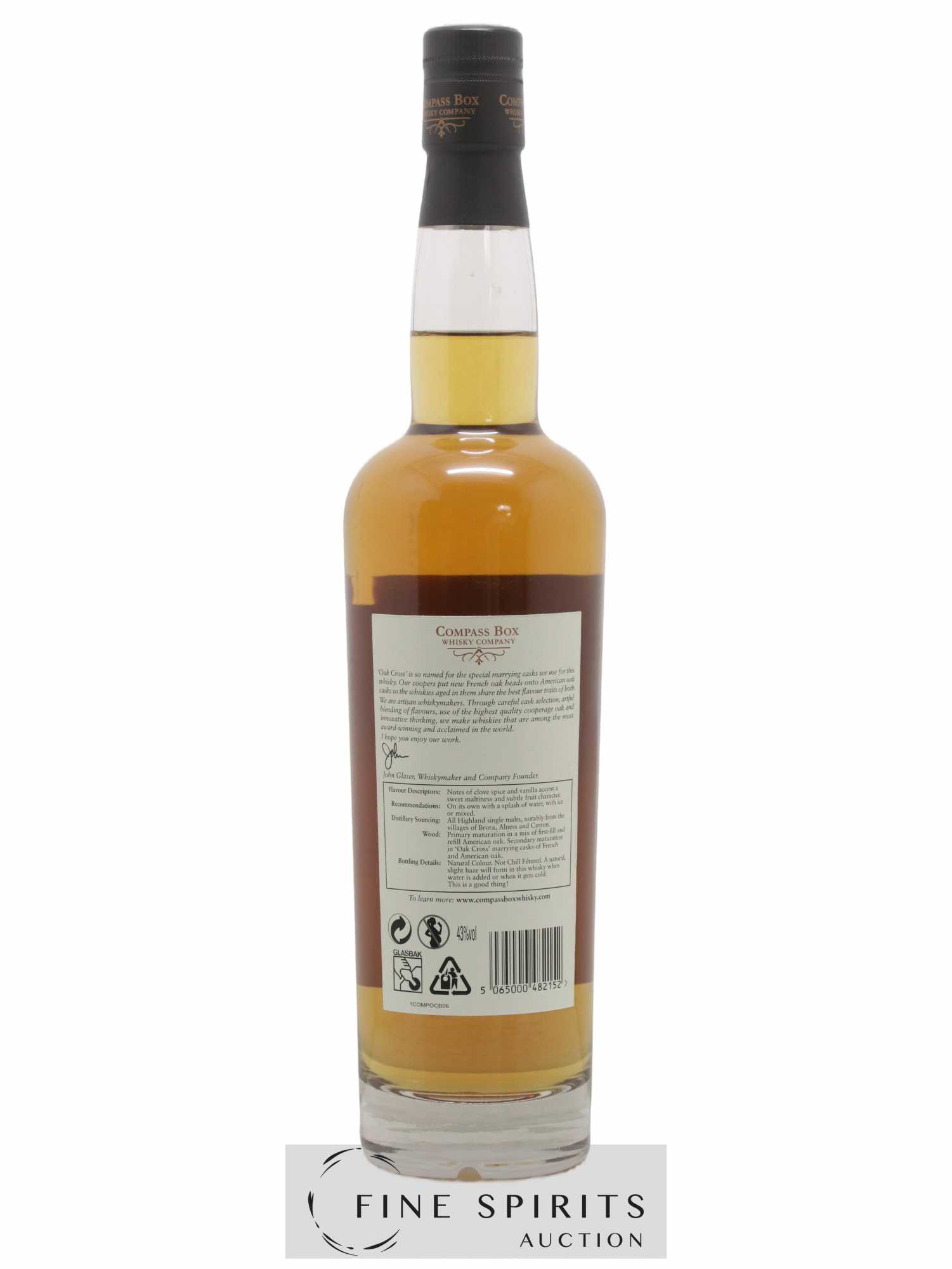 Oak Cross Compass Box - Lot de 1 bouteille - 2