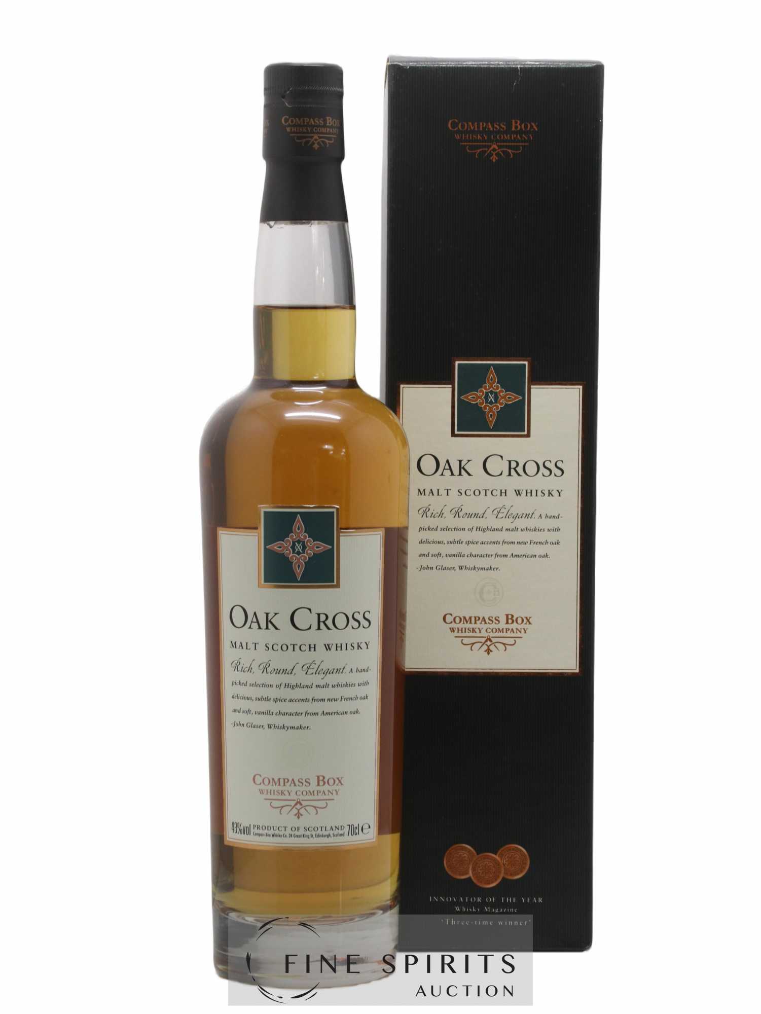 Oak Cross Compass Box - Lot de 1 bouteille - 0