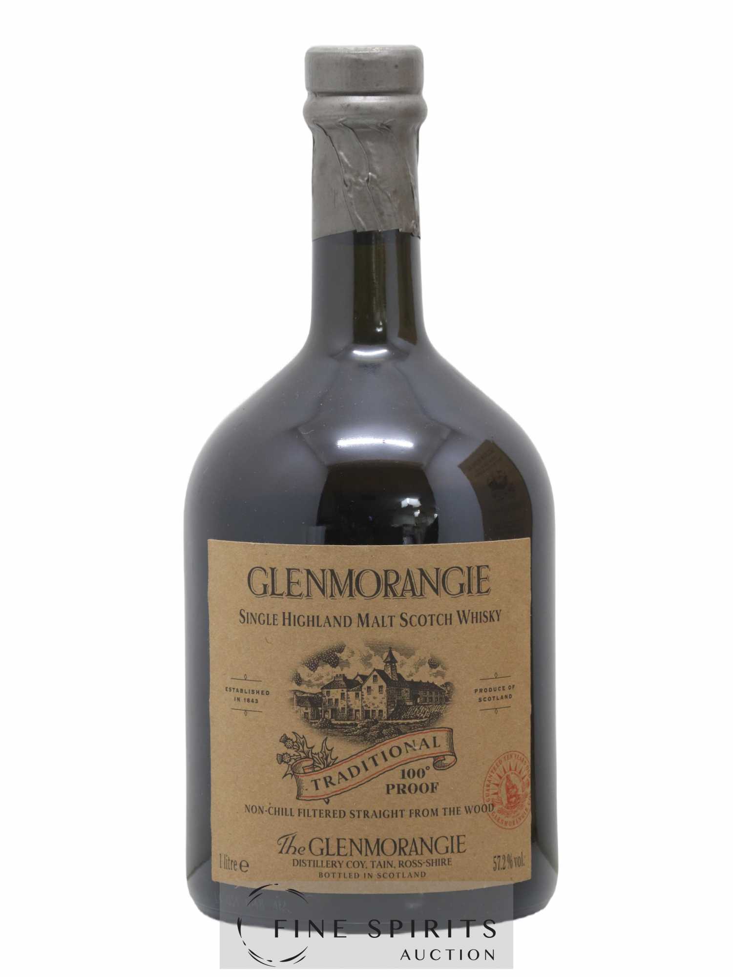 Glenmorangie 10 years Of. Non-Chill Filtered Straight from the Wood Traditional100 Proof - Lot of 1 bottle - 1