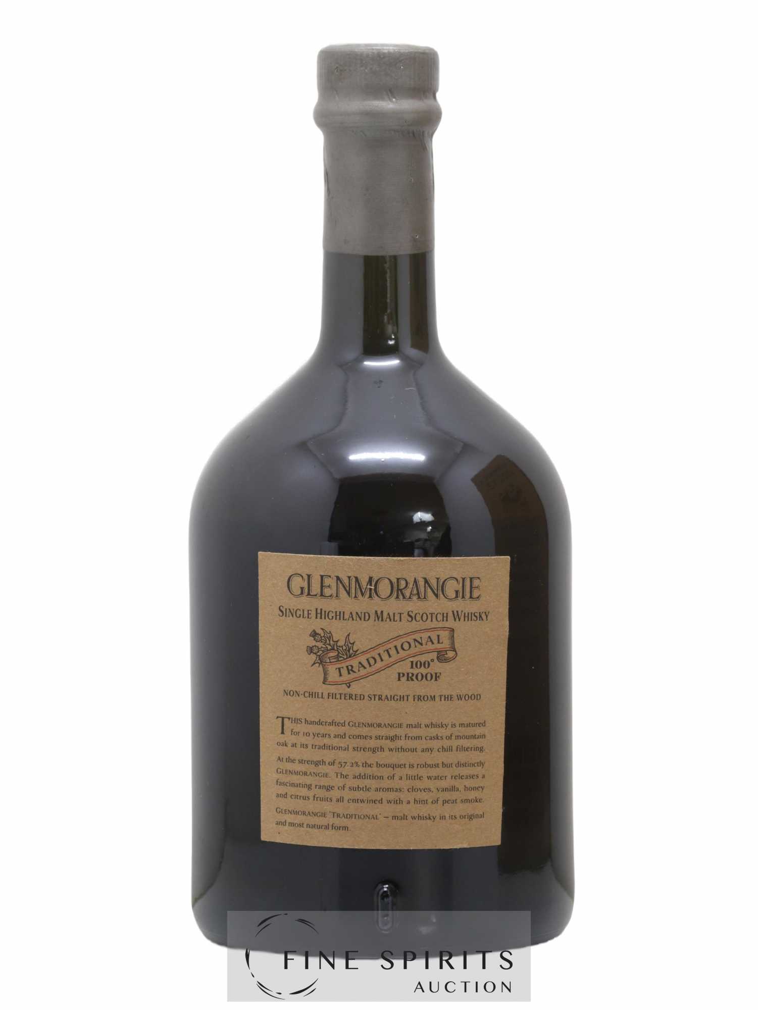 Glenmorangie 10 years Of. Non-Chill Filtered Straight from the Wood Traditional100 Proof - Lot of 1 bottle - 2