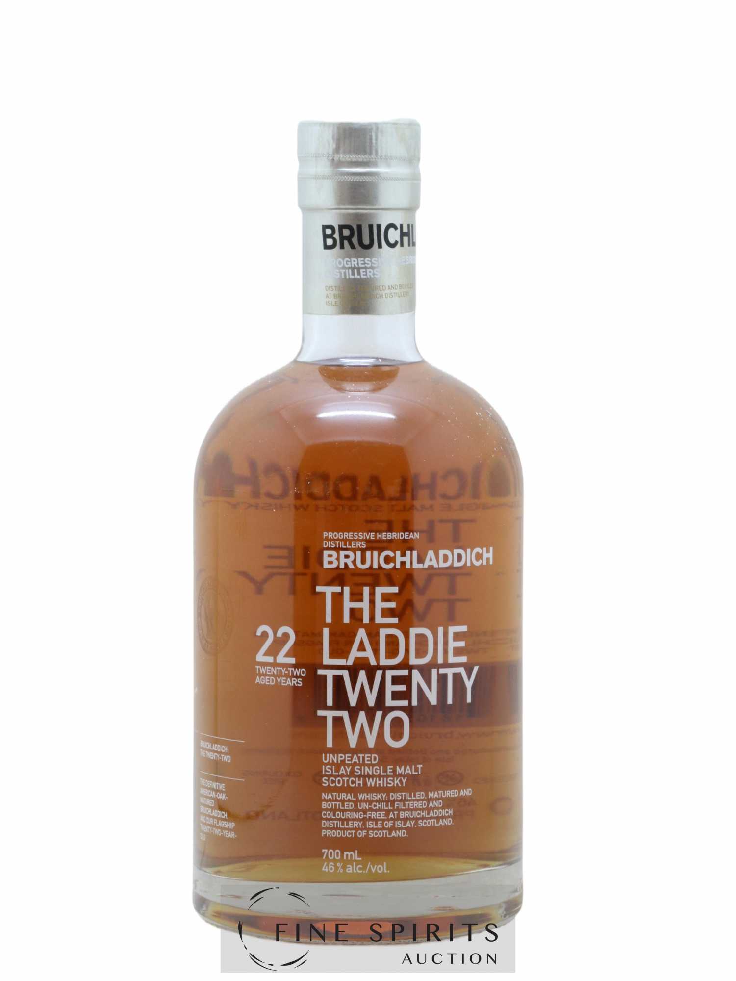 Bruichladdich 22 years Of. The Lady Unpeated - Lot de 1 bouteille - 0