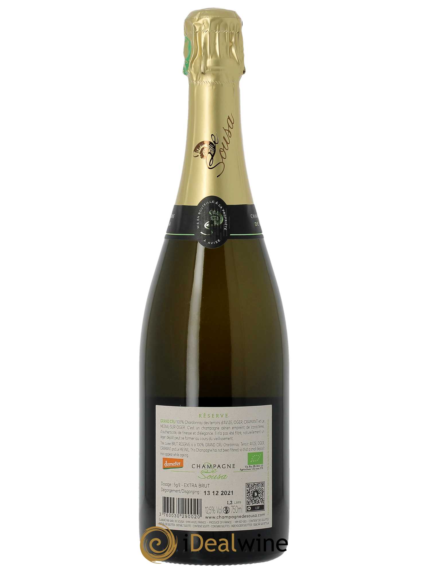 Grand Cru Extra Brut Réserve De Sousa - Lot of 1 bottle - 1