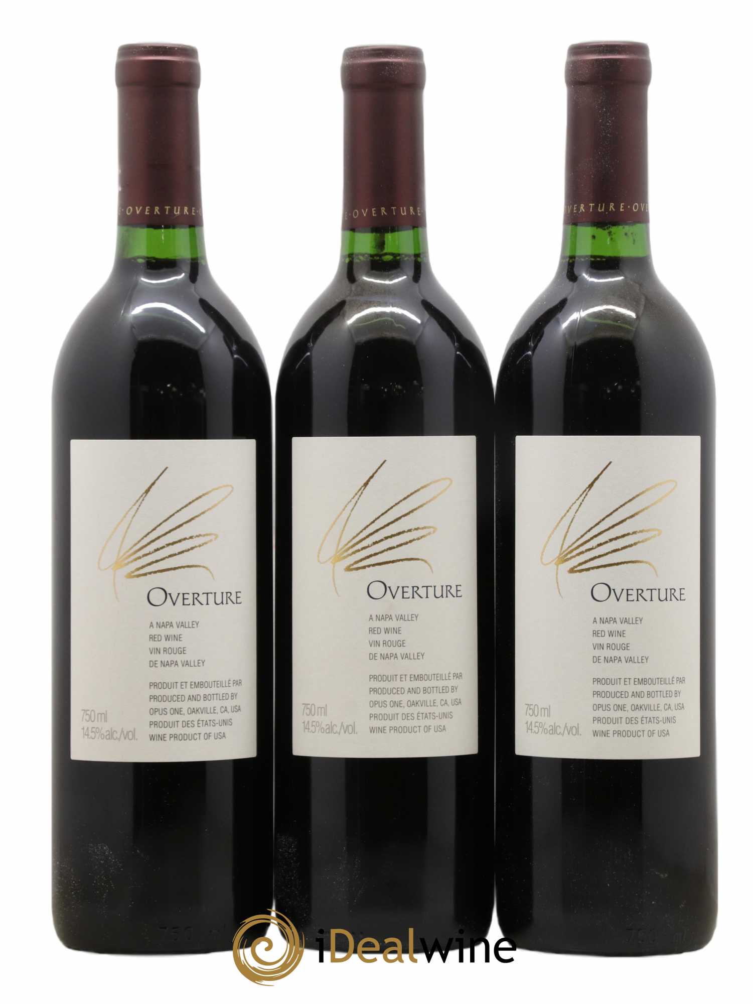 Napa Valley Opus One  Overture Robert Mondavi  (sans prix de réserve) - Lot de 6 bouteilles - 1