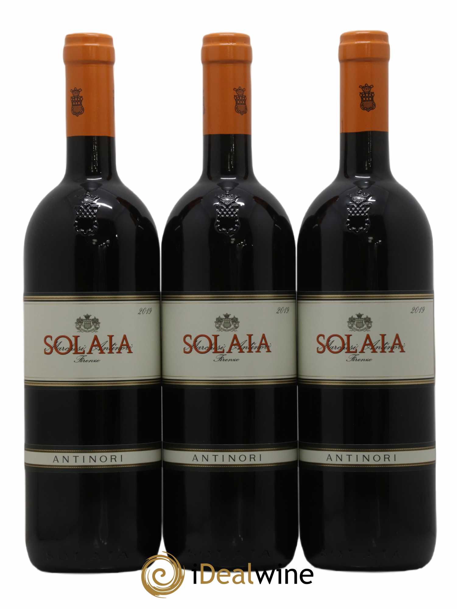 Toscana IGT Solaia Tenuta Tignanello - Antinori 2019 - Lot de 3 bouteilles - 0