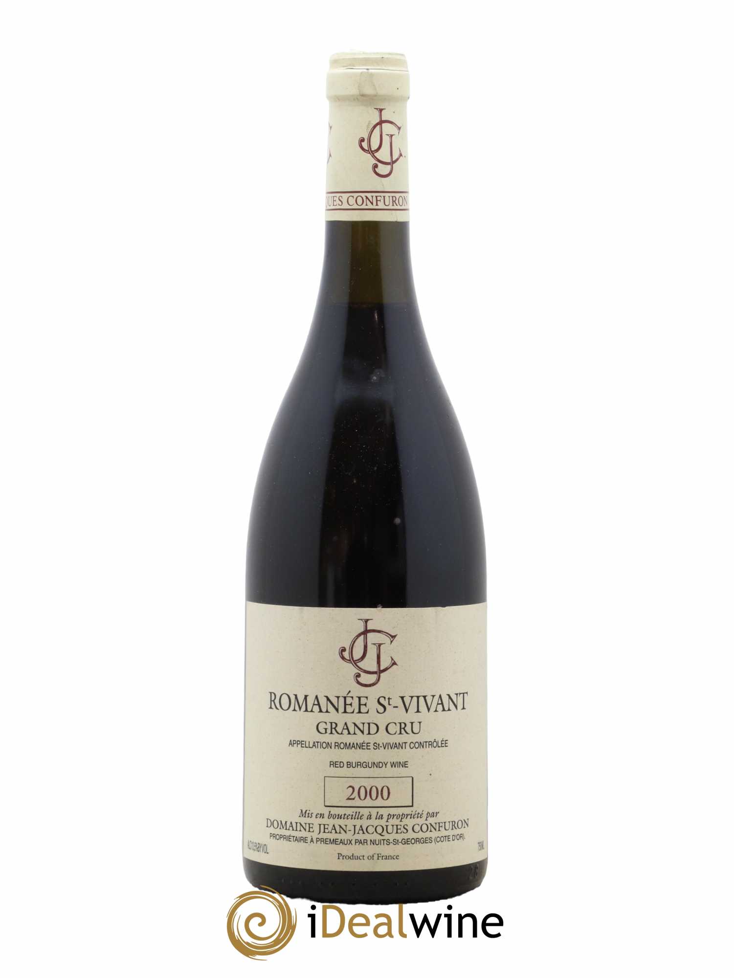 Romanée-Saint-Vivant Grand Cru Jean-Jacques Confuron 2000 - Lot de 1 bouteille - 0