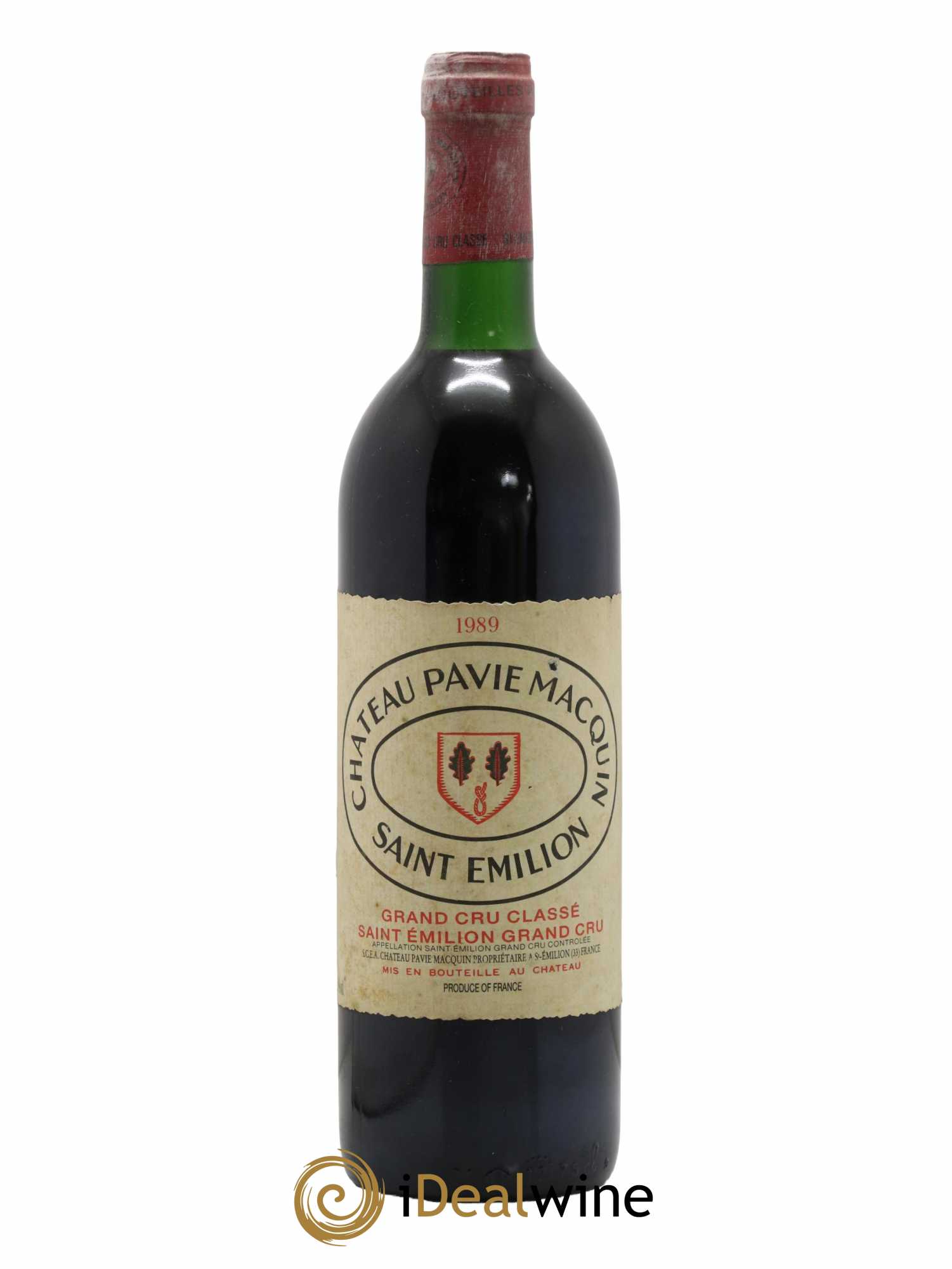 Château Pavie Macquin 1er Grand Cru Classé B 1989 - Lot of 1 bottle - 0