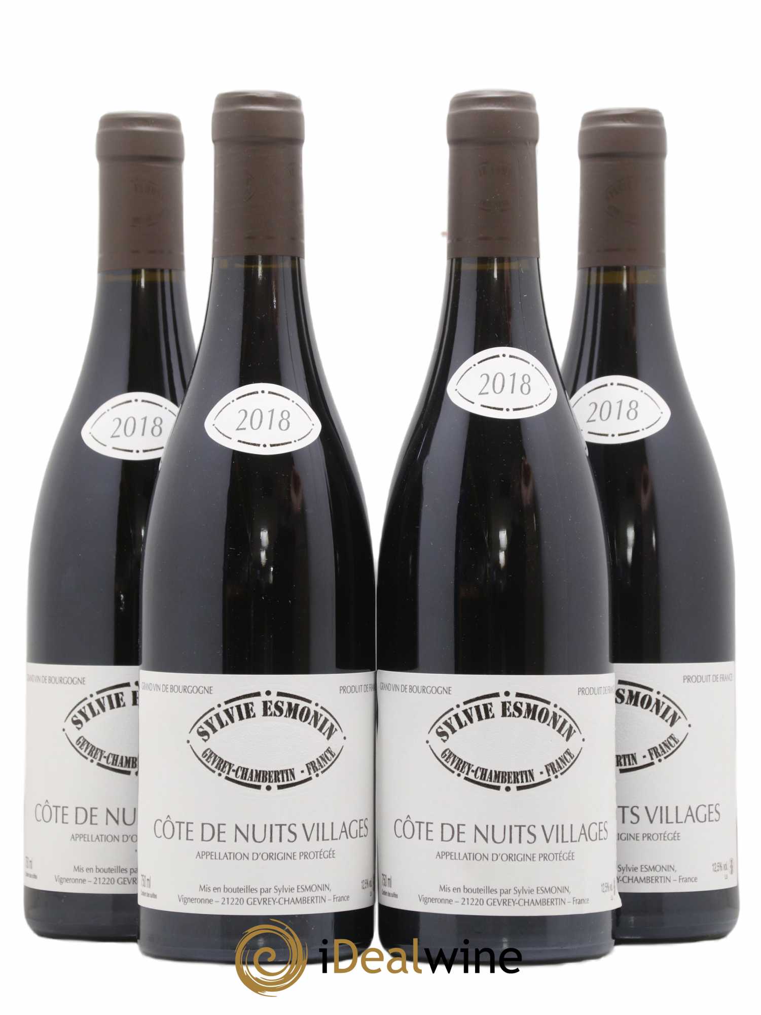 Côte de Nuits-Villages Sylvie Esmonin 2018 - Lot de 4 bouteilles - 0