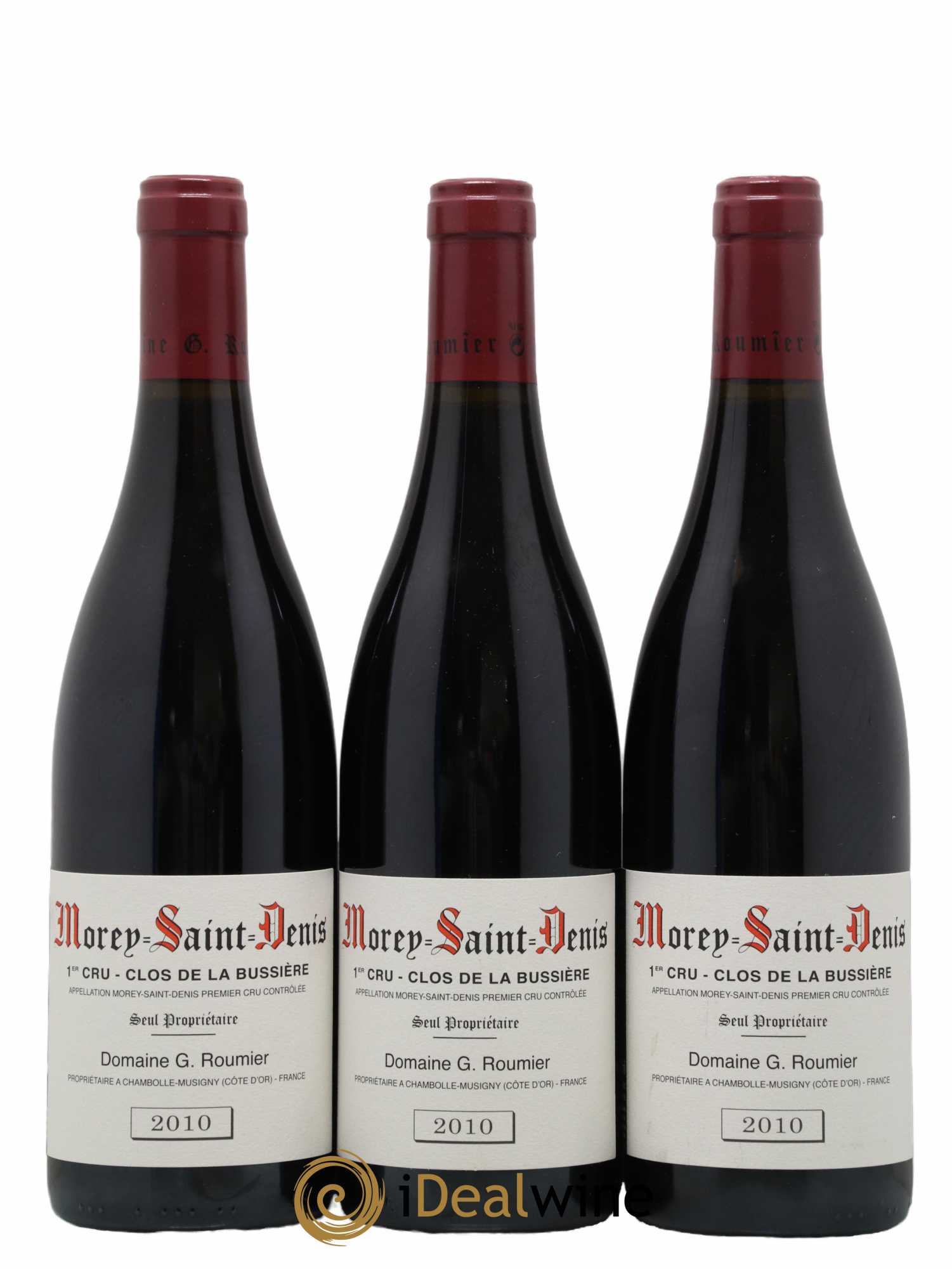 Morey Saint-Denis 1er Cru Clos de la Bussière Georges Roumier (Domaine)  2010 - Lot of 3 bottles - 0