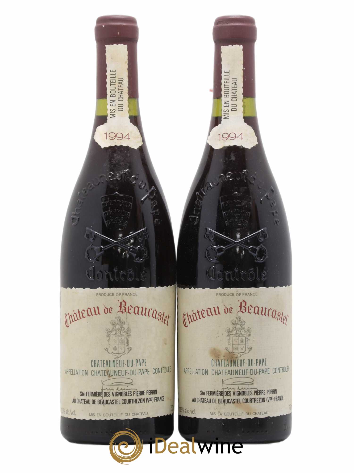 Châteauneuf-du-Pape Château de Beaucastel Famille Perrin 1994 - Lotto di 2 bottiglie - 0