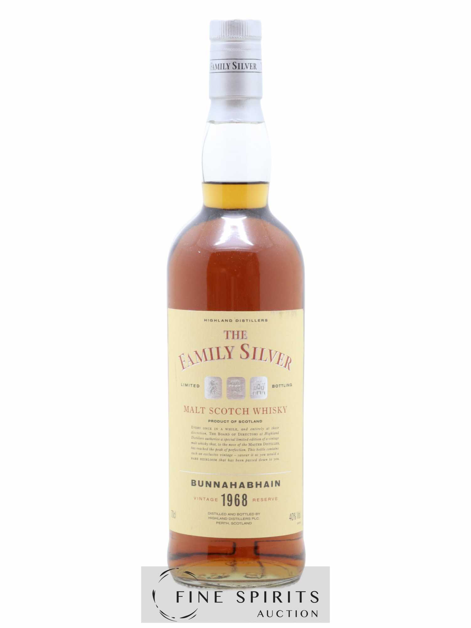 Bunnahabhain 1968 Of. The Family Silver Limited Bottling - Lot de 1 bouteille - 0