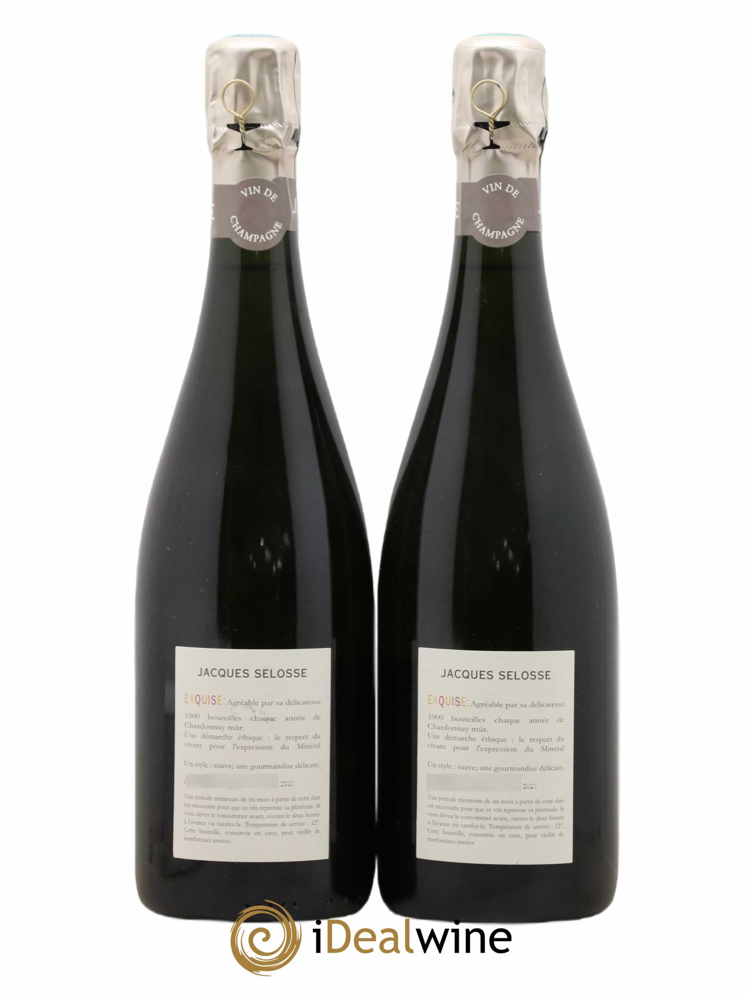 Exquise NV Jacques Selosse - Lot of 2 bottles - 1