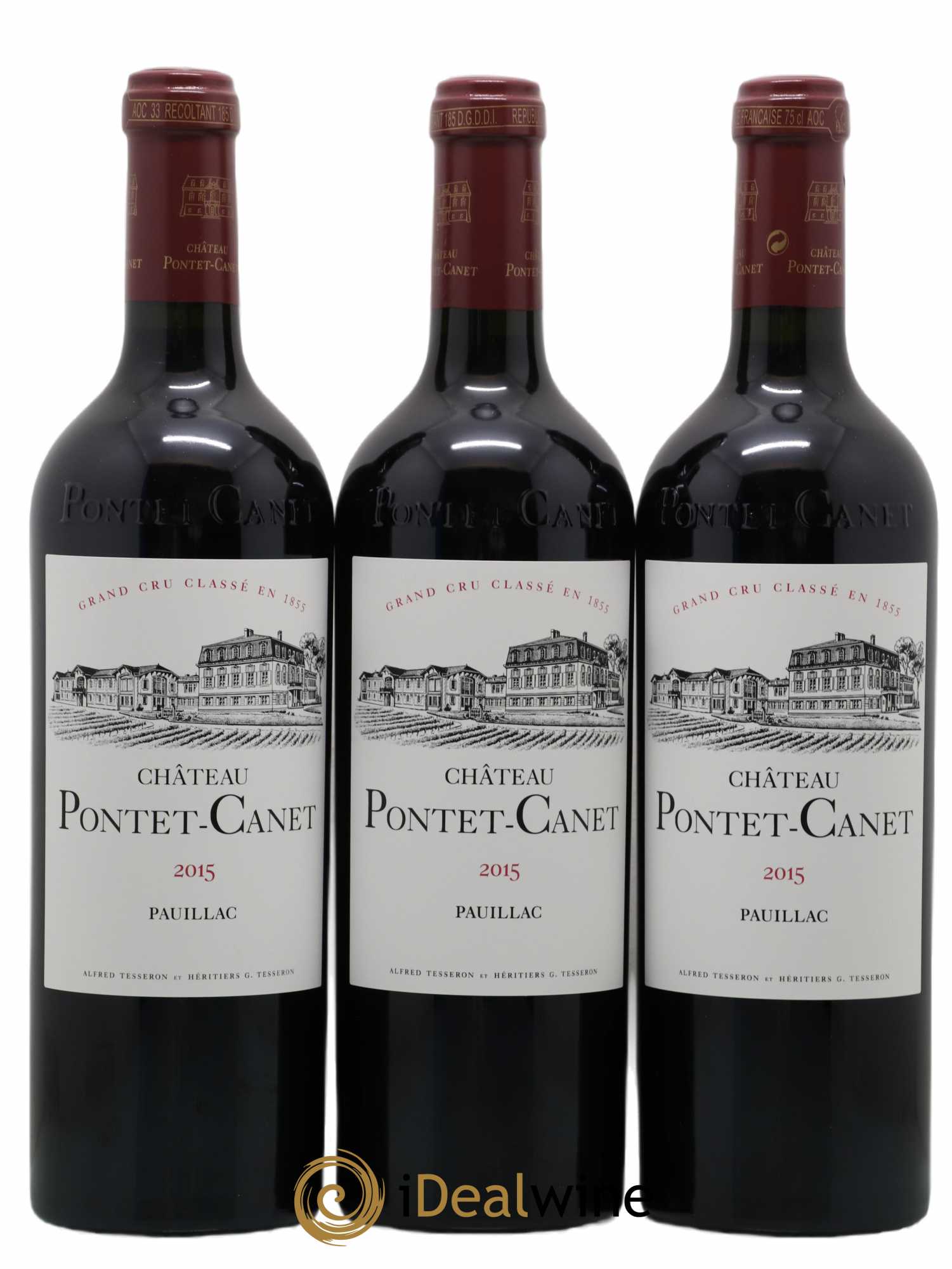 Château Pontet Canet 5ème Grand Cru Classé 2015 - Posten von 12 Flaschen - 1