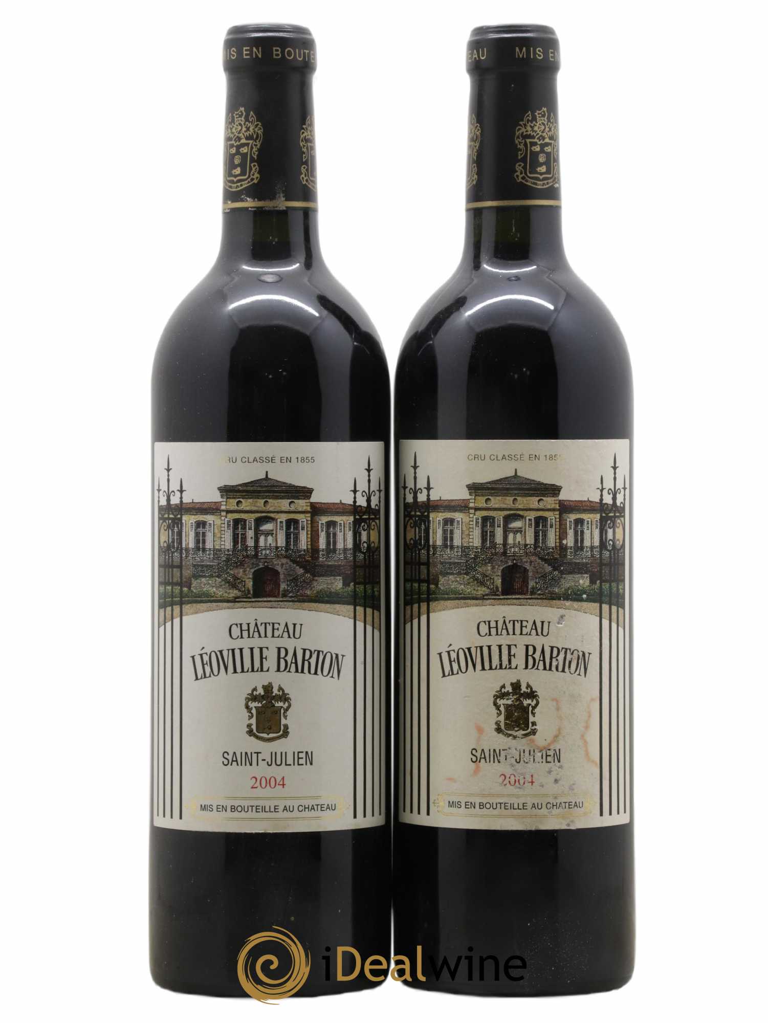 Château Léoville Barton 2ème Grand Cru Classé  2004 - Lot de 2 bouteilles - 0