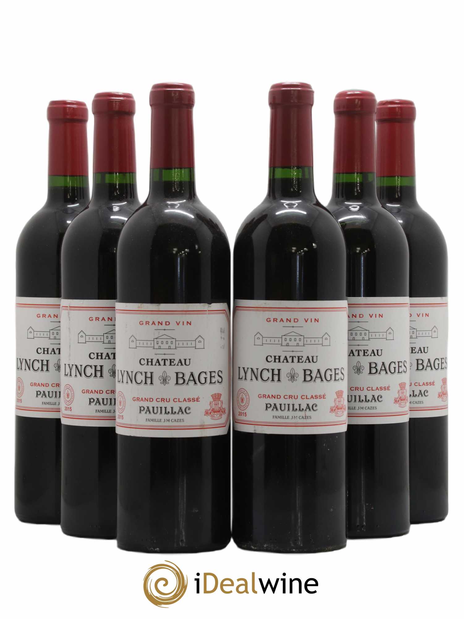 Château Lynch Bages 5ème Grand Cru Classé 2015 - Lotto di 6 bottiglie - 0