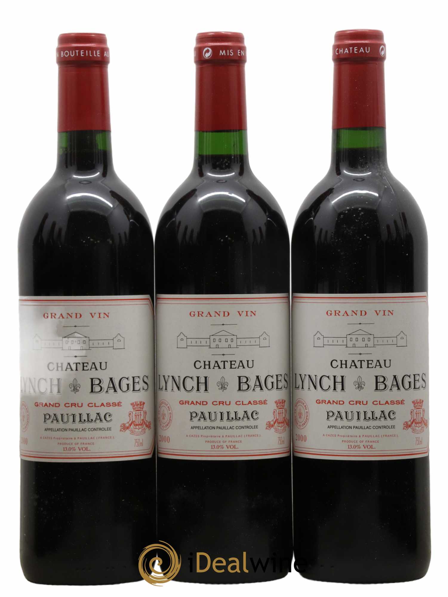 Château Lynch Bages 5ème Grand Cru Classé 2000 - Lotto di 12 bottiglie - 1