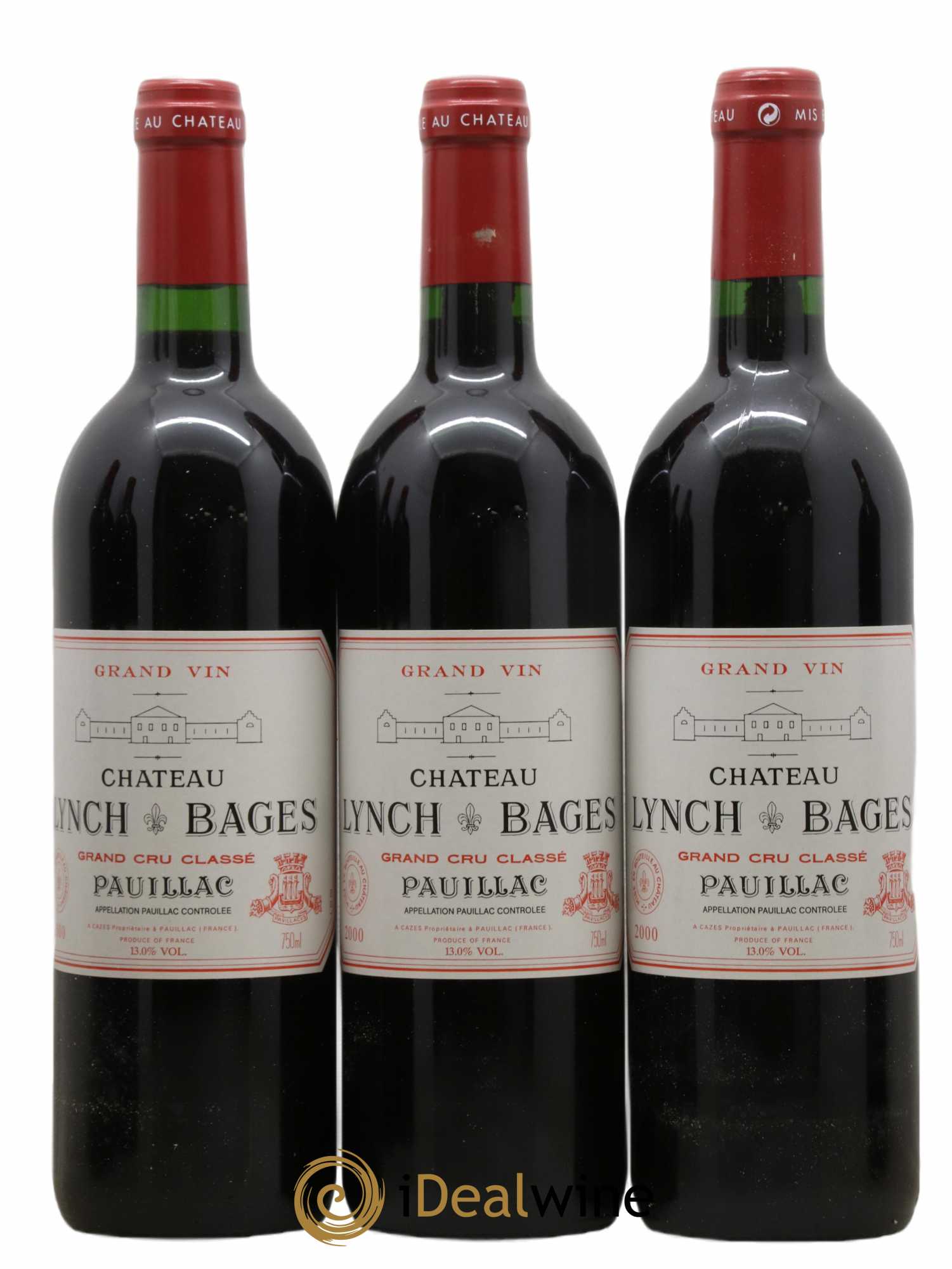 Château Lynch Bages 5ème Grand Cru Classé 2000 - Lotto di 12 bottiglie - 3