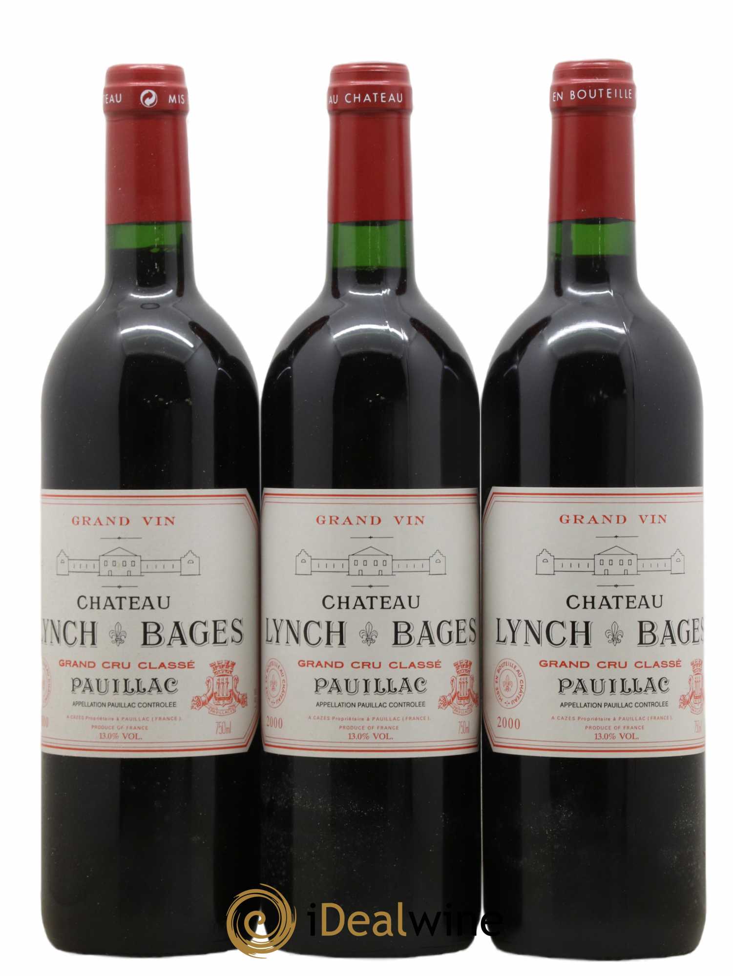 Château Lynch Bages 5ème Grand Cru Classé 2000 - Lotto di 12 bottiglie - 4