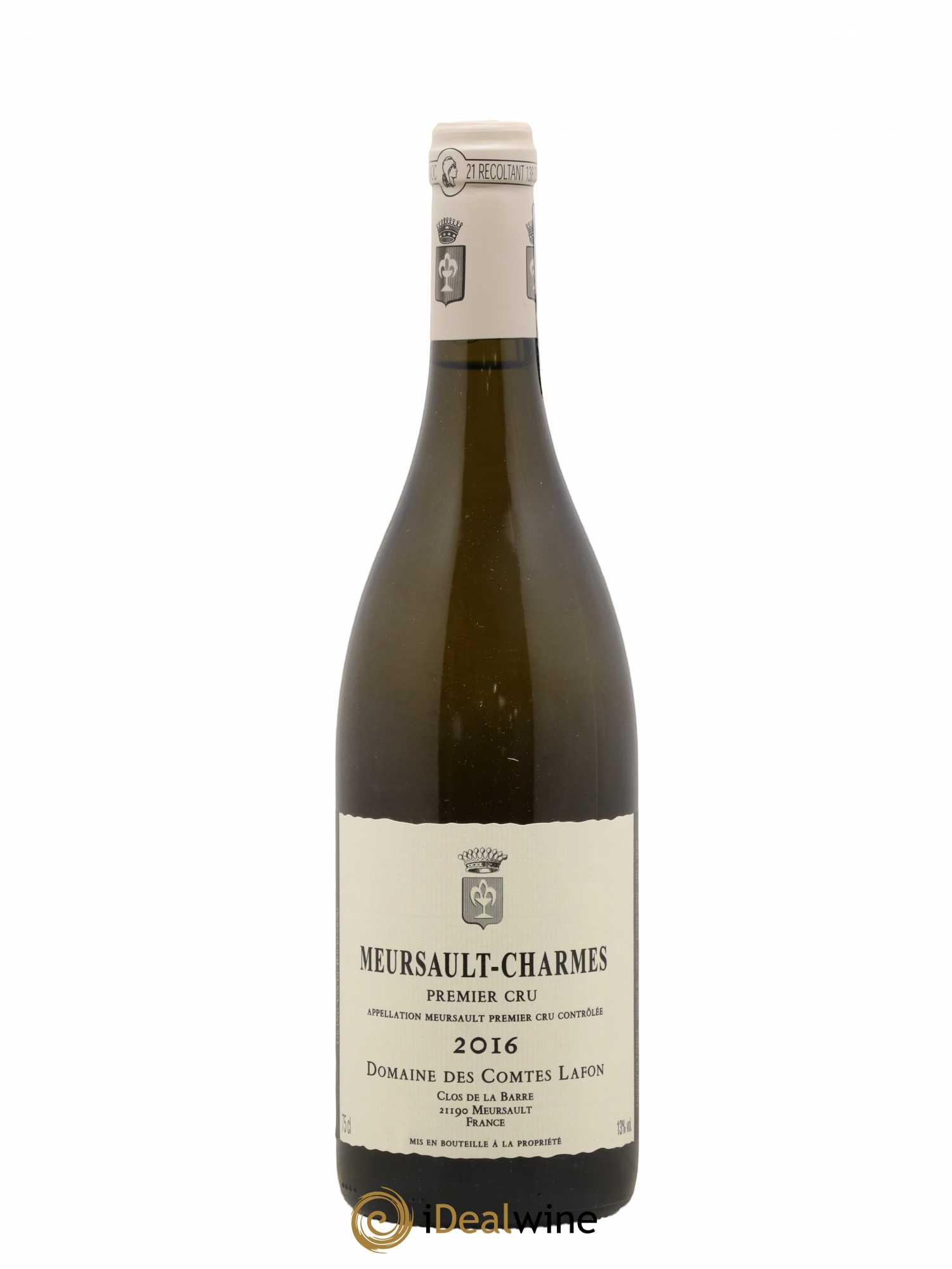 Meursault 1er Cru Charmes Comtes Lafon (Domaine des) 2016 - Lot of 1 bottle - 0