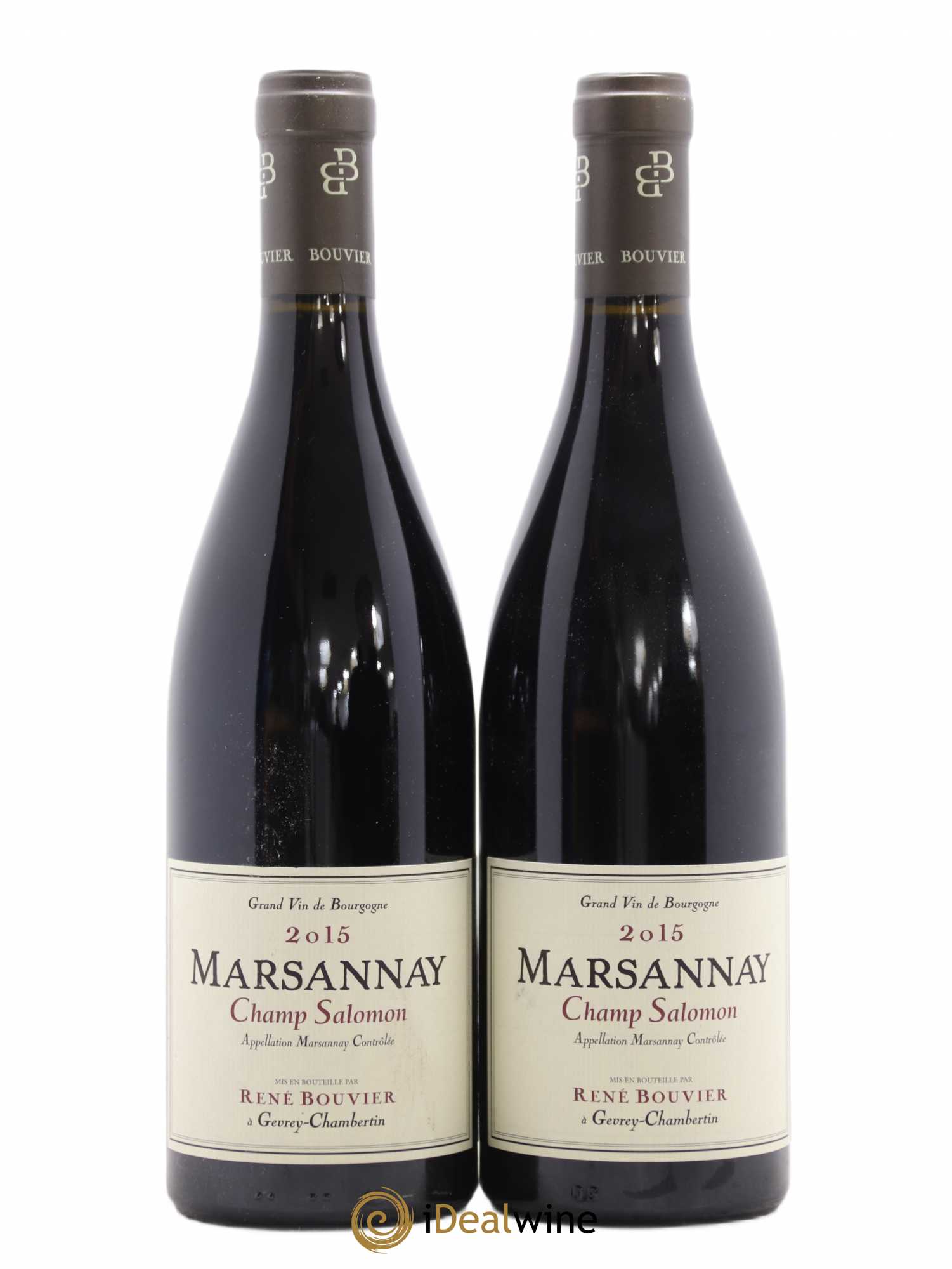 Marsannay Champ Salomon René Bouvier (Domaine)  (sans prix de réserve) 2015 - Lot de 2 bouteilles - 0