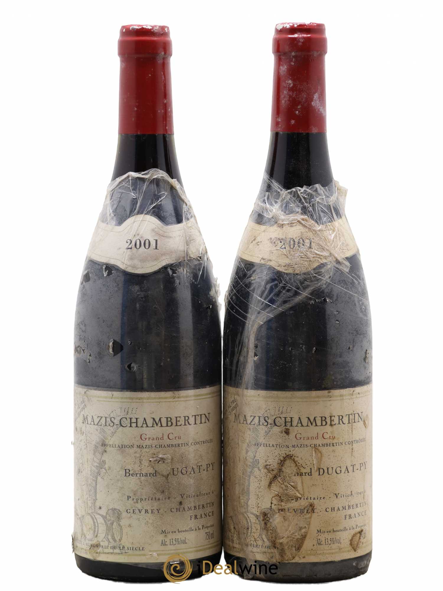 Mazis-Chambertin Grand Cru Vieilles Vignes Dugat-Py  2001 - Lot de 2 bouteilles - 0