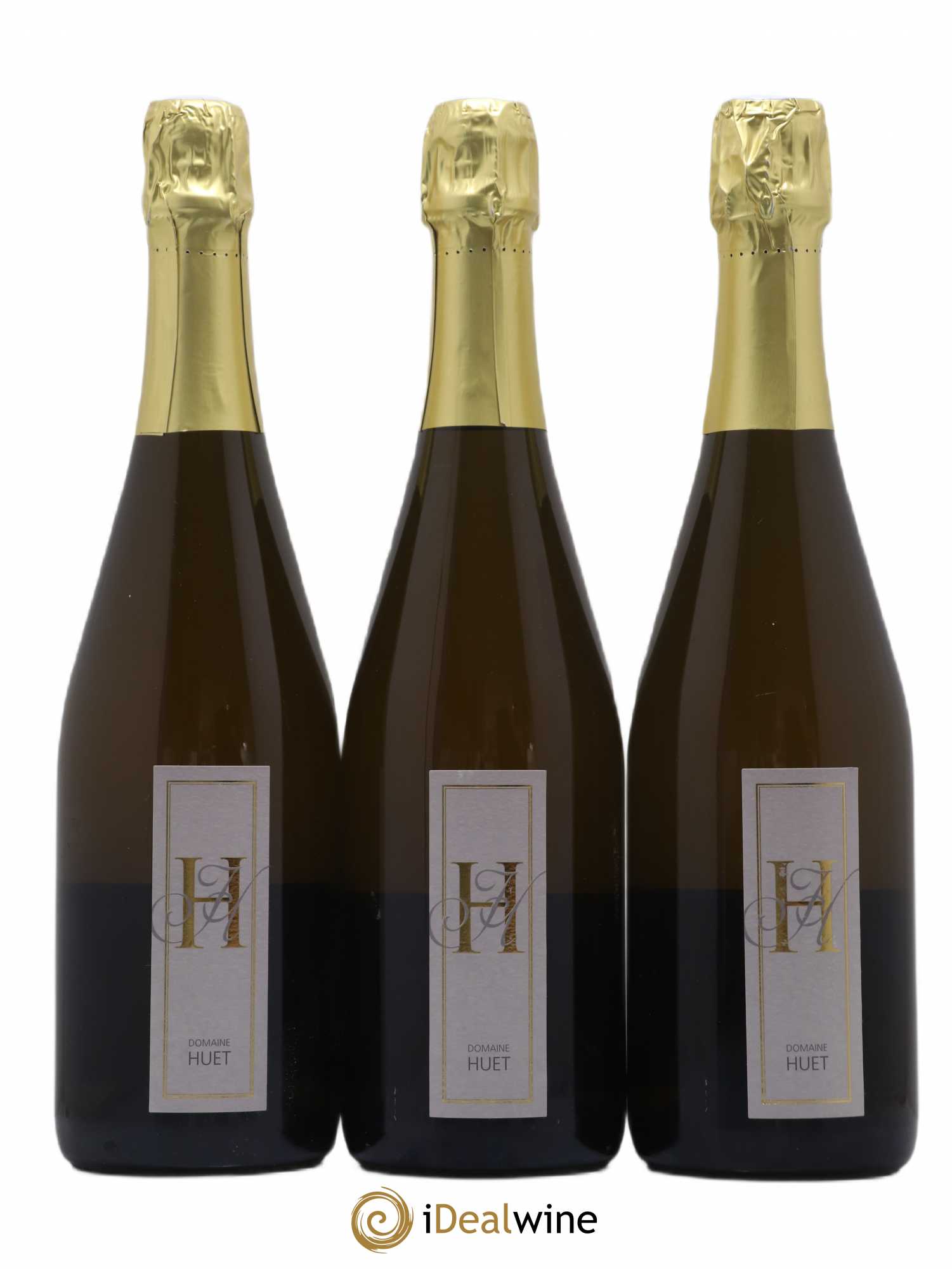 Vouvray Pétillant Brut Domaine Huet  1998 - Lot of 3 bottles - 0