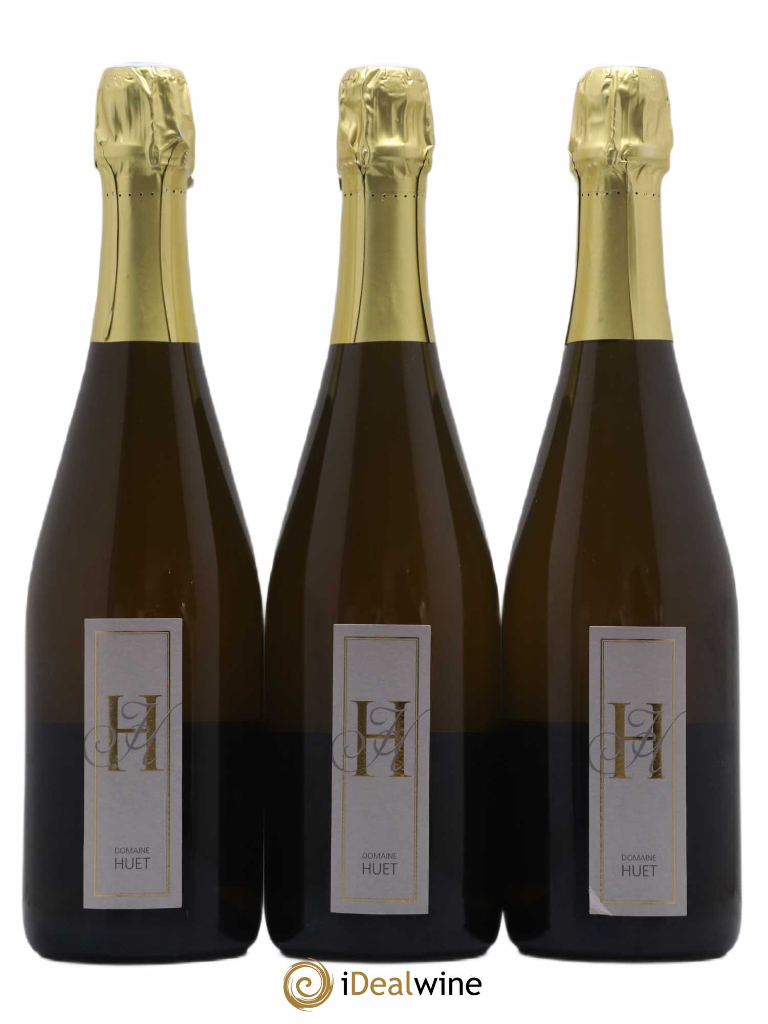 Vouvray Pétillant Brut Domaine Huet  1998 - Lot of 3 bottles - 0