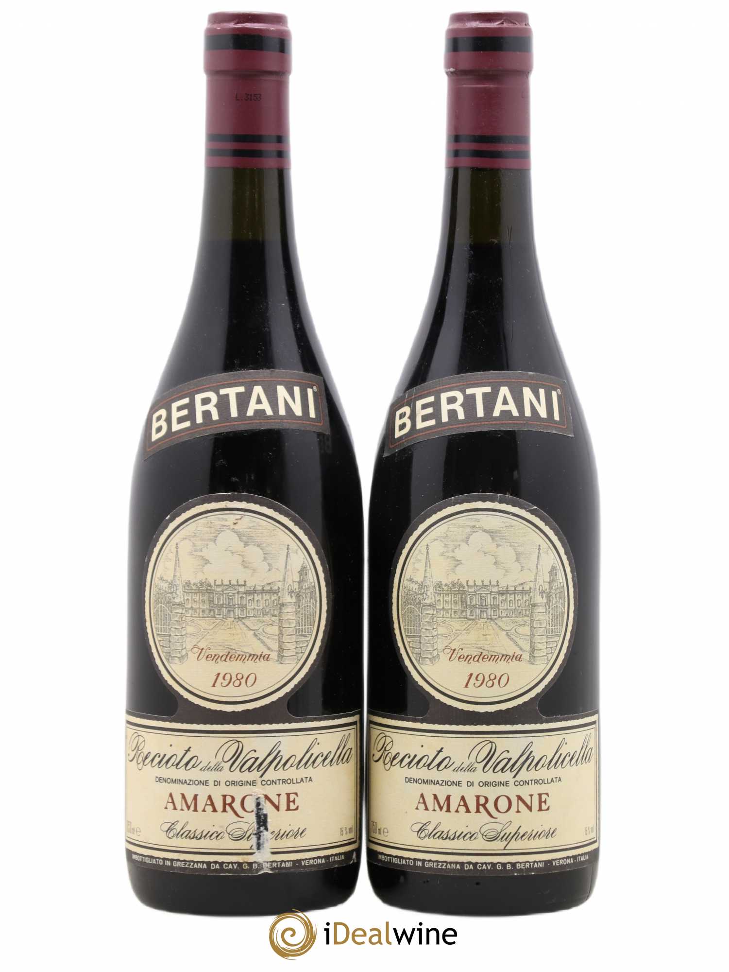 Amarone della Valpolicella DOC  1980 - Posten von 2 Flaschen - 0