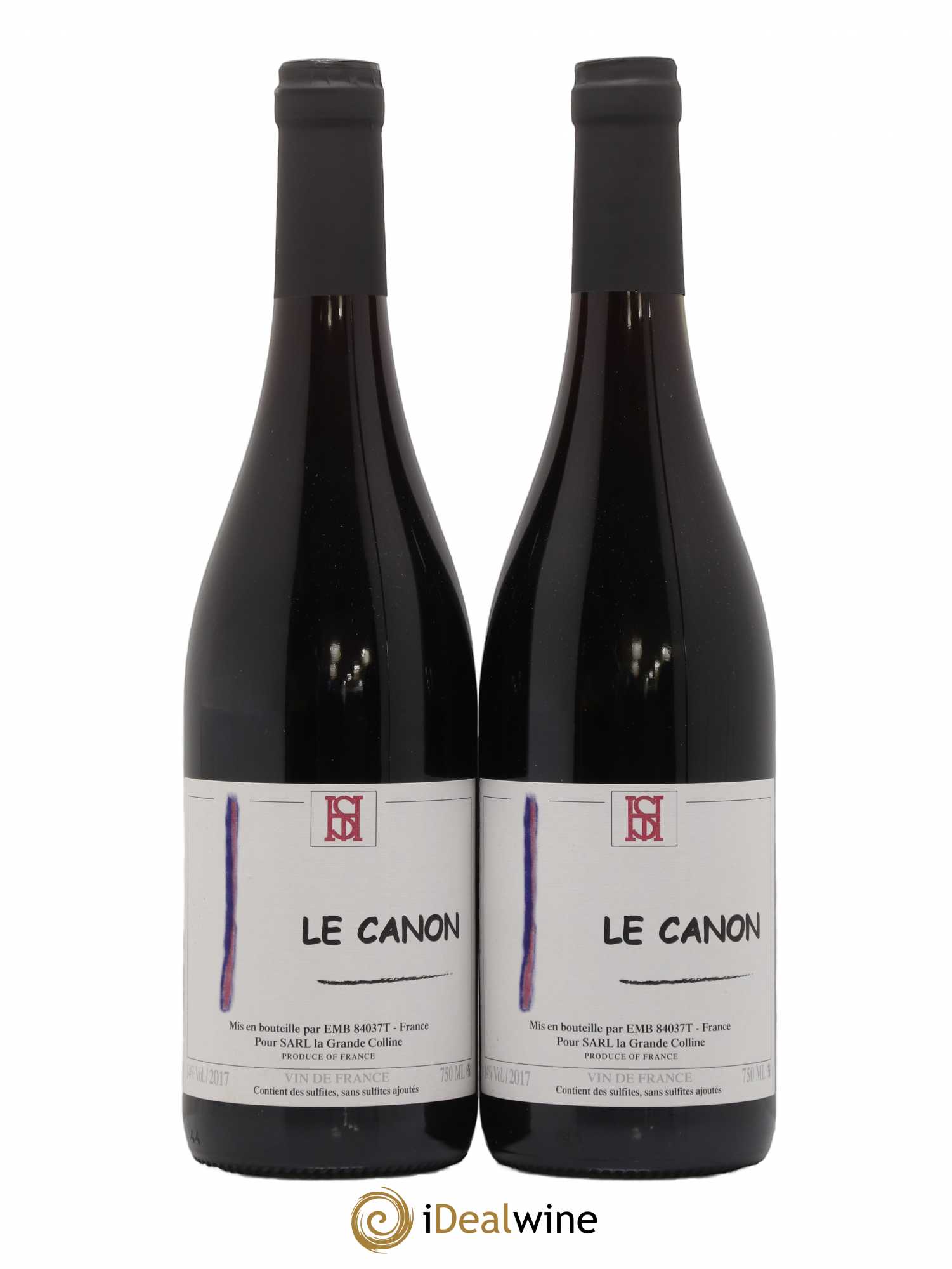 Vin de France Le Canon Hirotake Ooka - Domaine La Grande Colline  2017 - Lotto di 2 bottiglie - 0