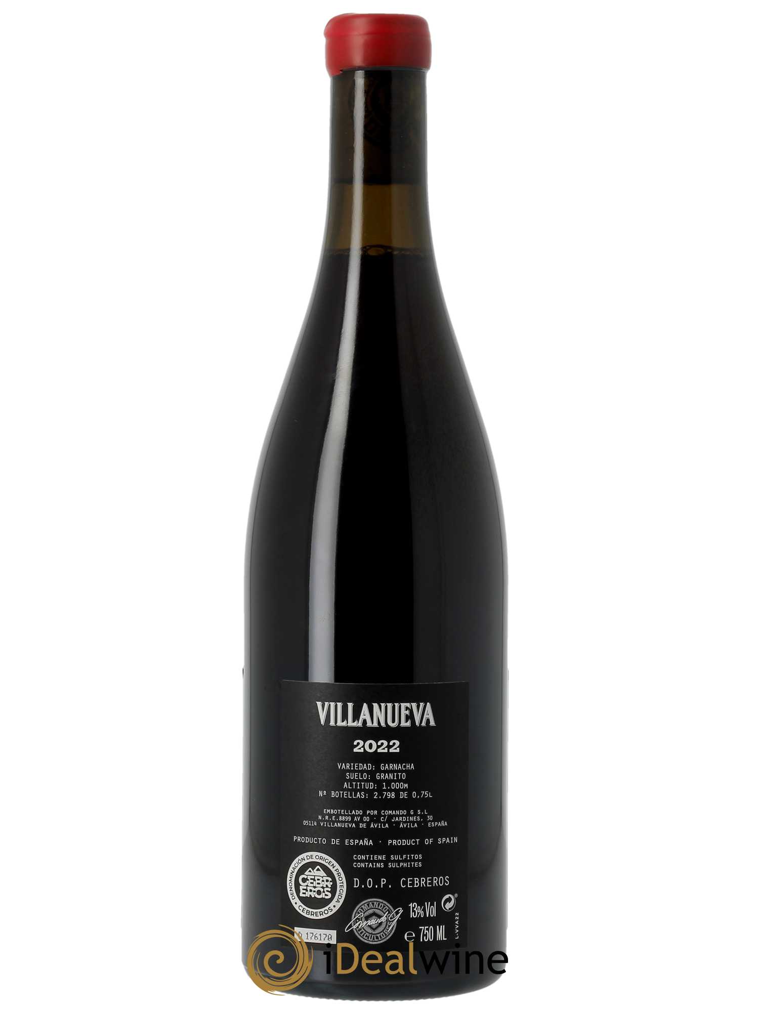 Sierra de Gredos Comando G Villanueva 2022 - Lot de 1 bouteille - 1