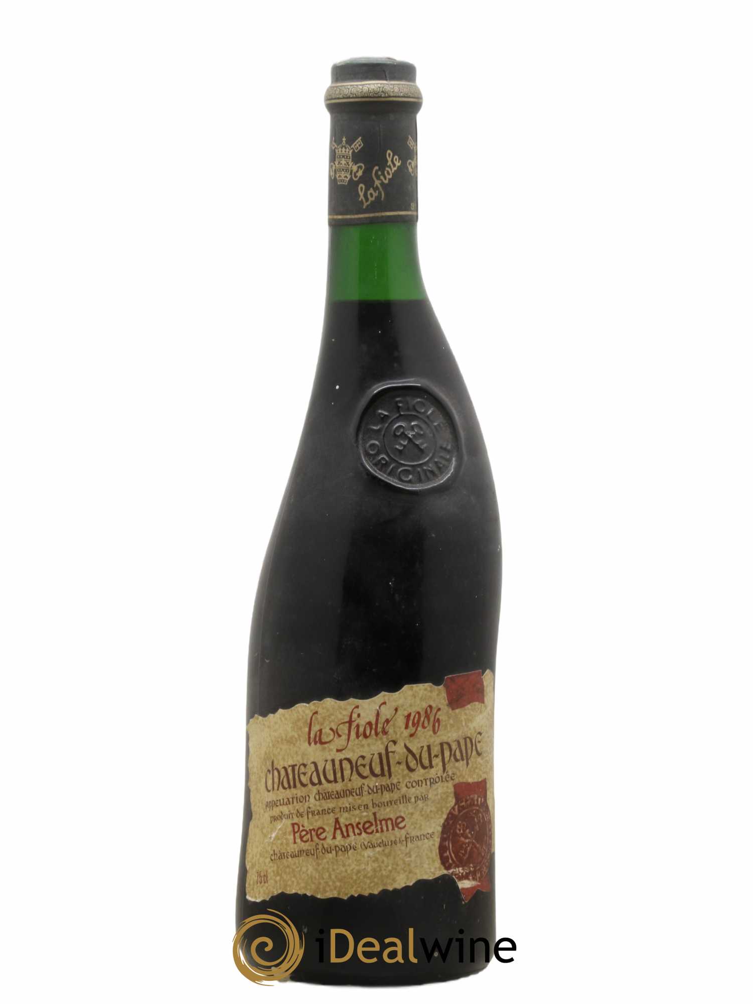 Châteauneuf-du-Pape La Fiole Père Anselme (sans prix de réserve) 1986 - Lot de 1 bouteille - 0