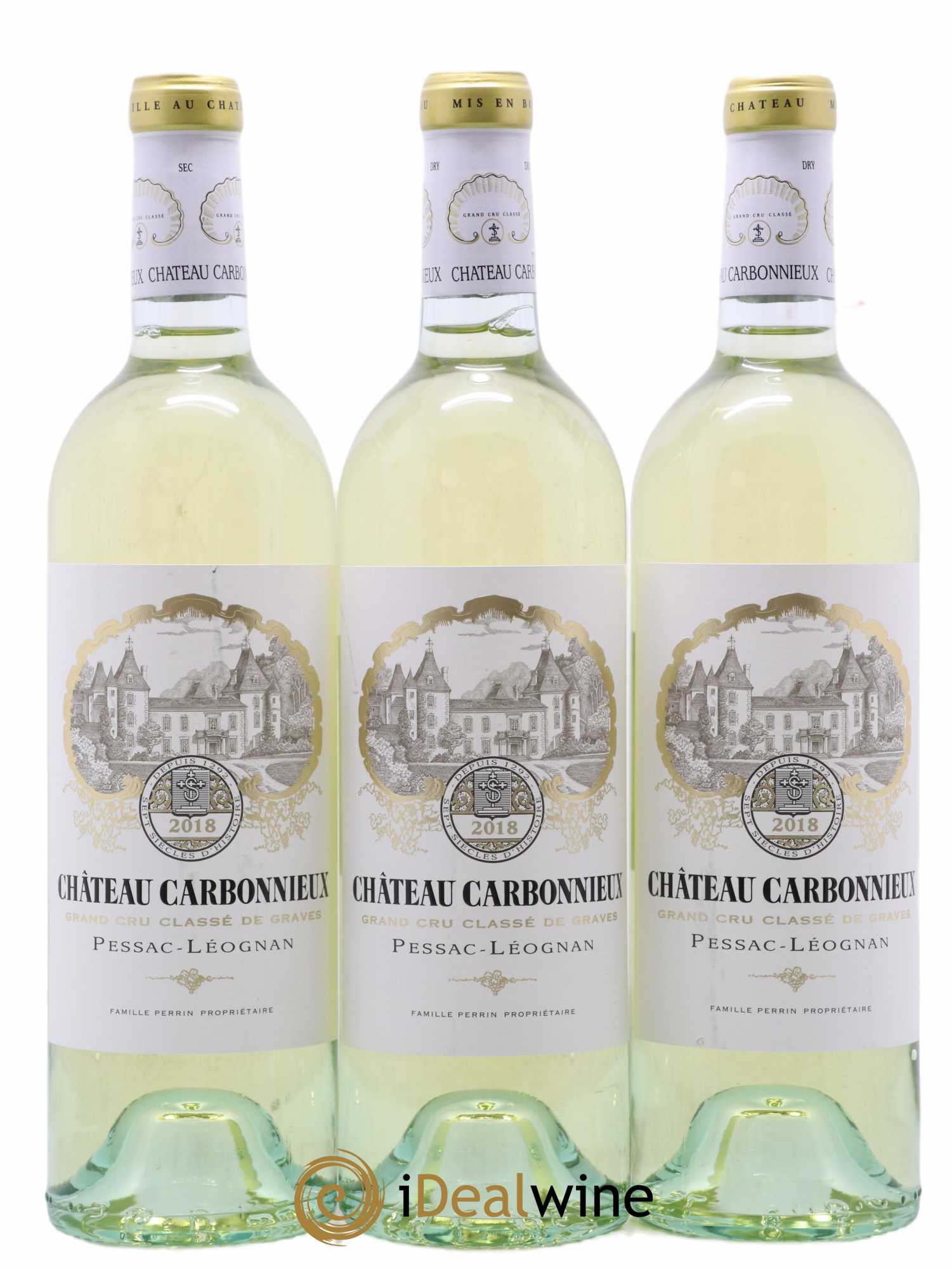 Château Carbonnieux Cru Classé de Graves 2018 - Posten von 3 Flaschen - 0