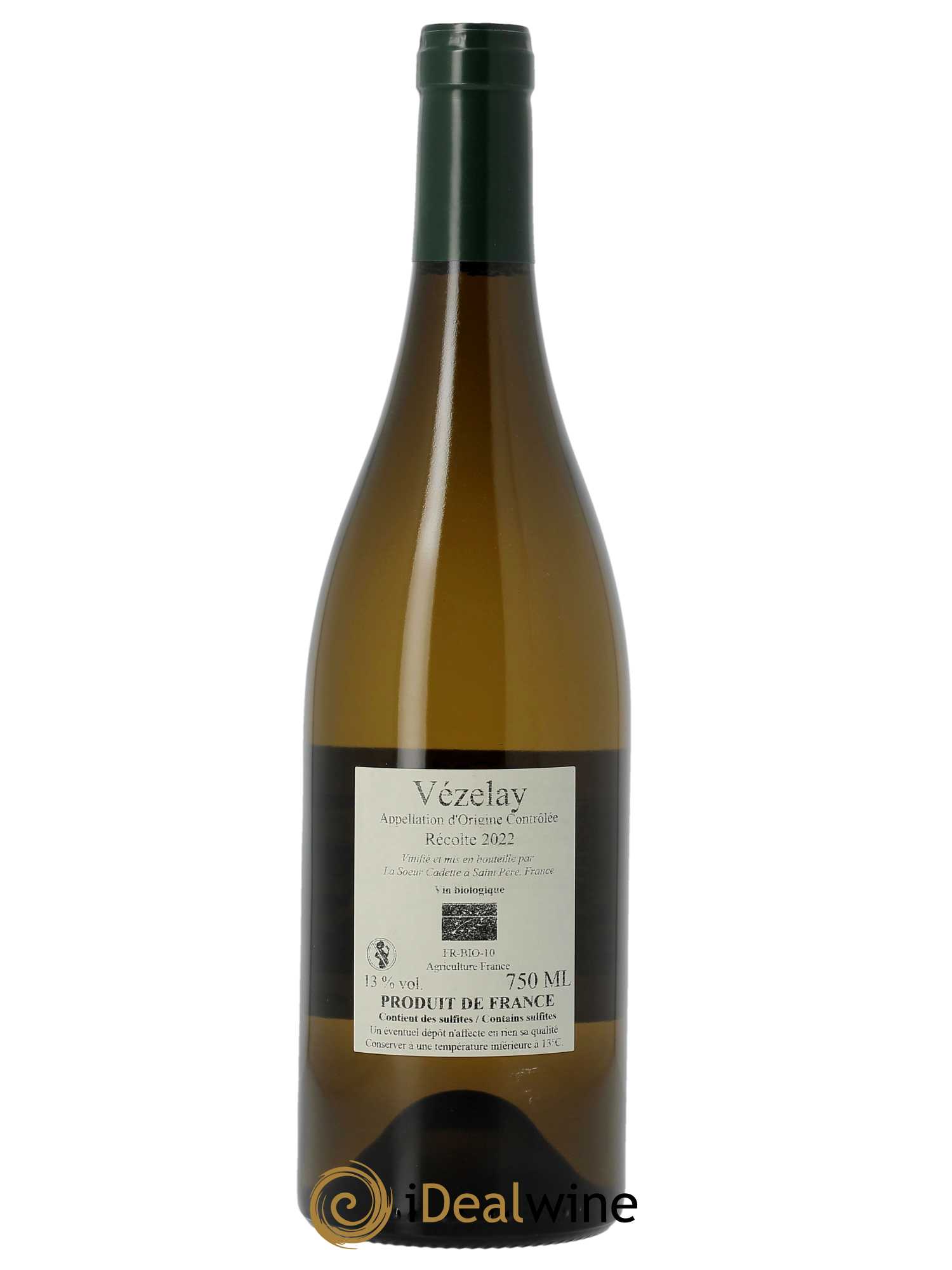 Vézelay La Châtelaine La Soeur Cadette 2022 - Lot de 1 bouteille - 1