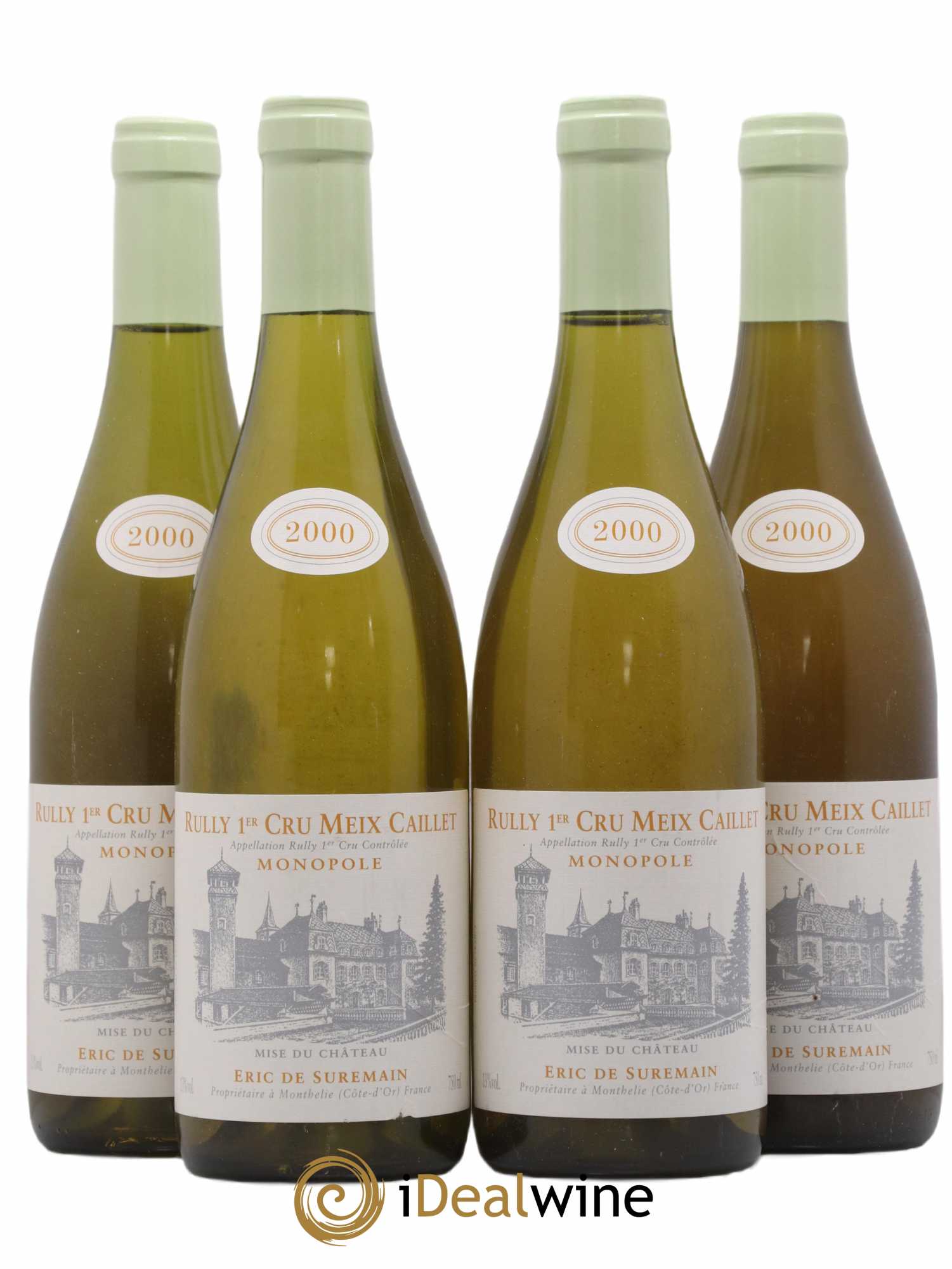 Rully 1er Cru Meix Caillet De Suremain 2000 - Lot of 4 bottles - 0