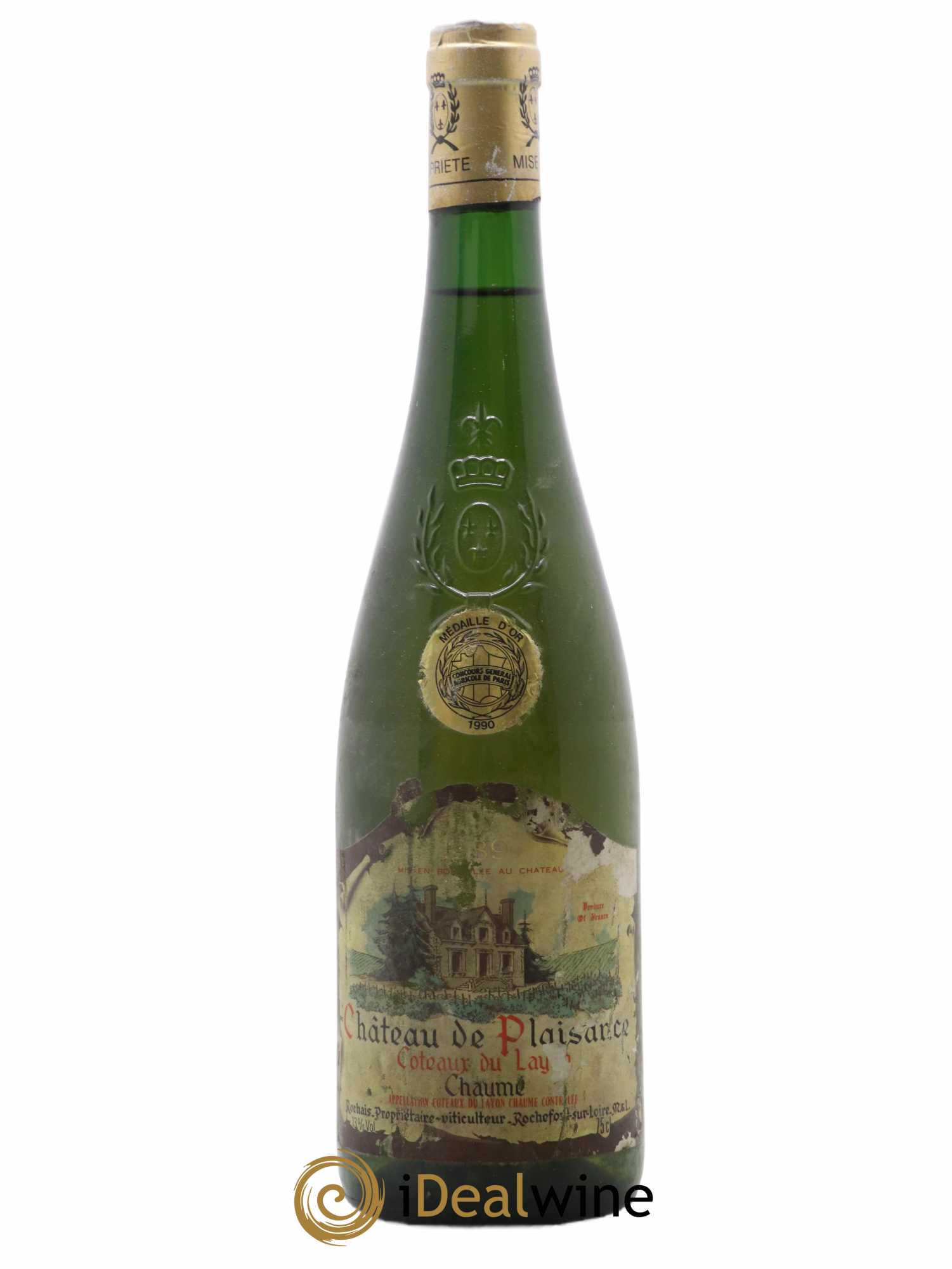 Coteaux du Layon Château de Plaisance 1989 - Lot de 1 bouteille - 0