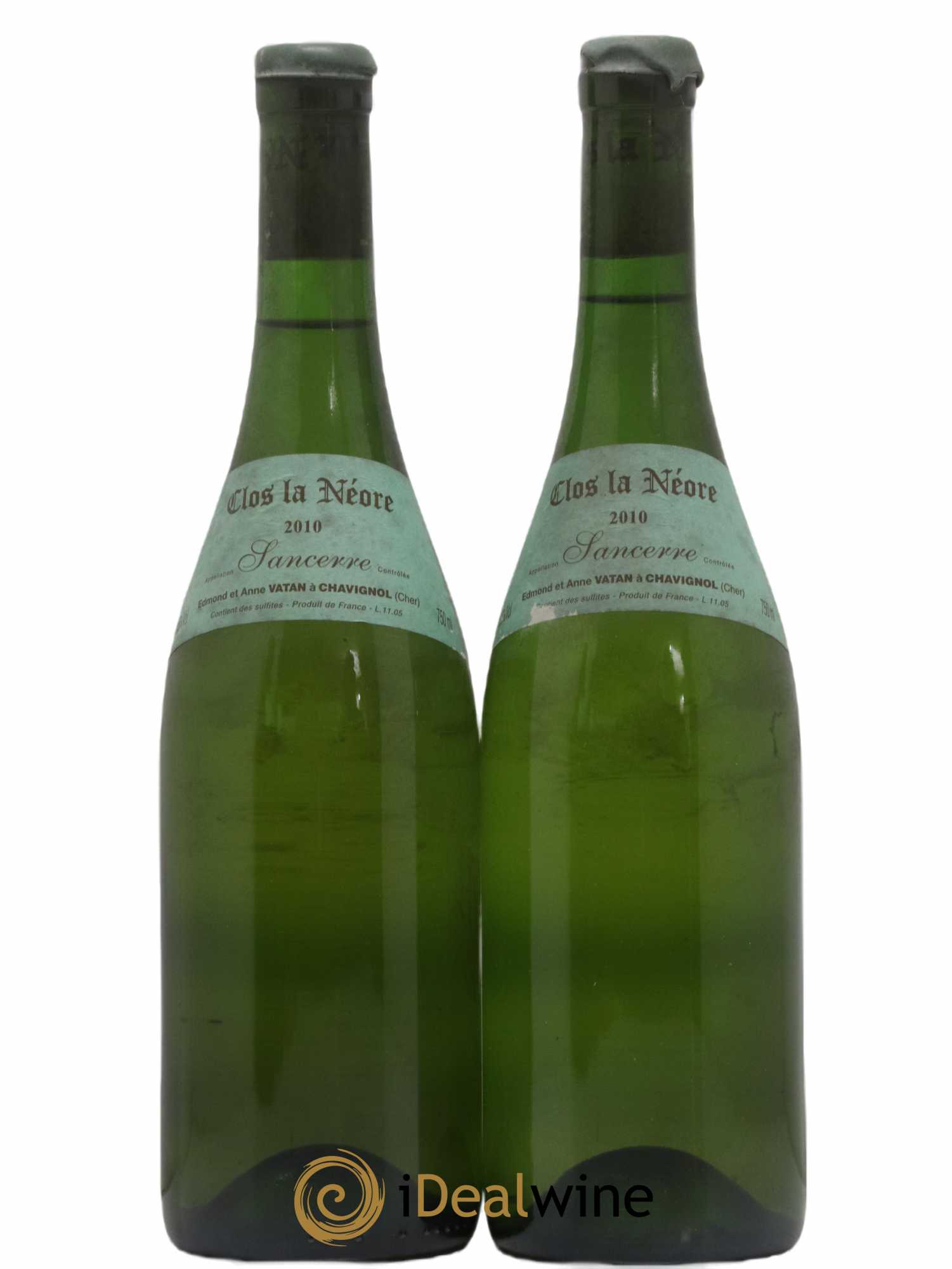 Sancerre Clos la Neore Edmond Vatan 2010 - Lot de 2 bouteilles - 0