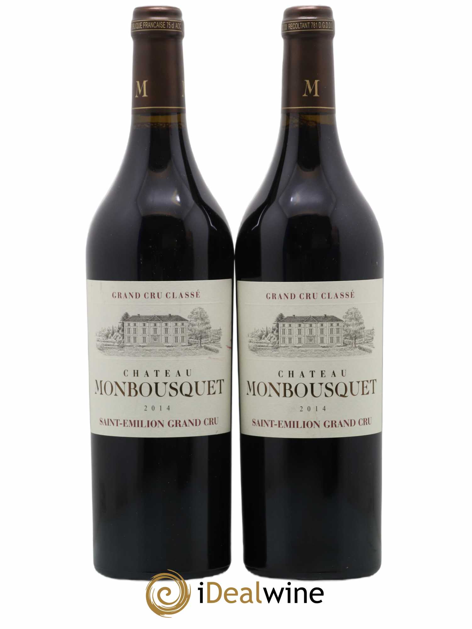 Château Monbousquet Grand Cru Classé 2014 - Lot of 2 bottles - 0