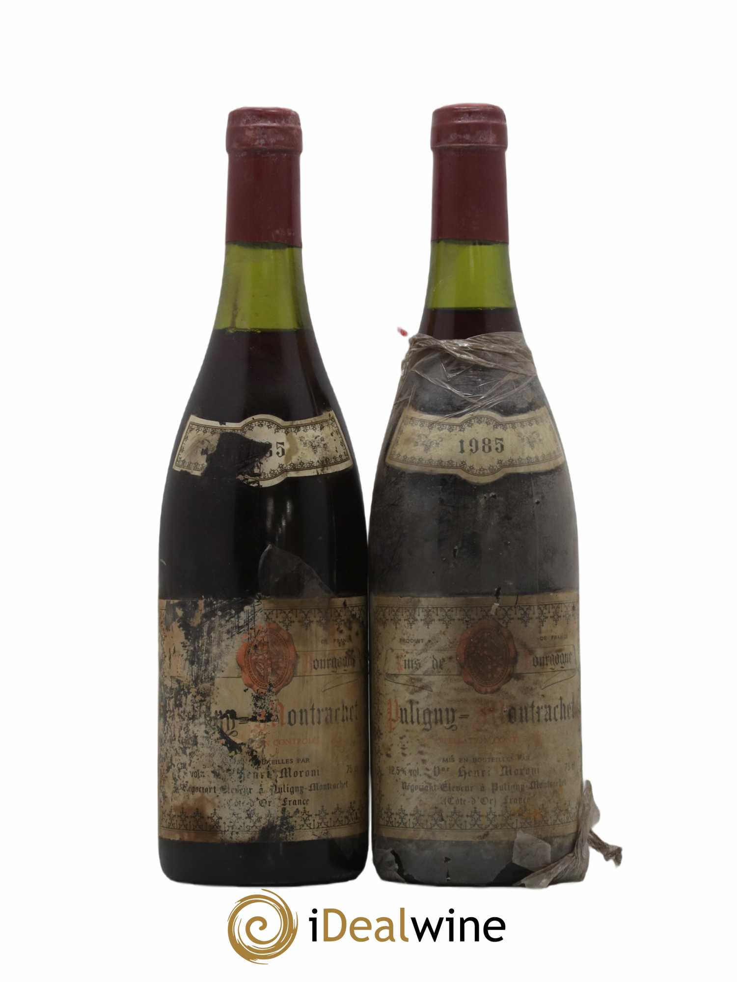 Puligny-Montrachet Domaine Henri Moroni 1985 - Lot de 2 bouteilles - 0