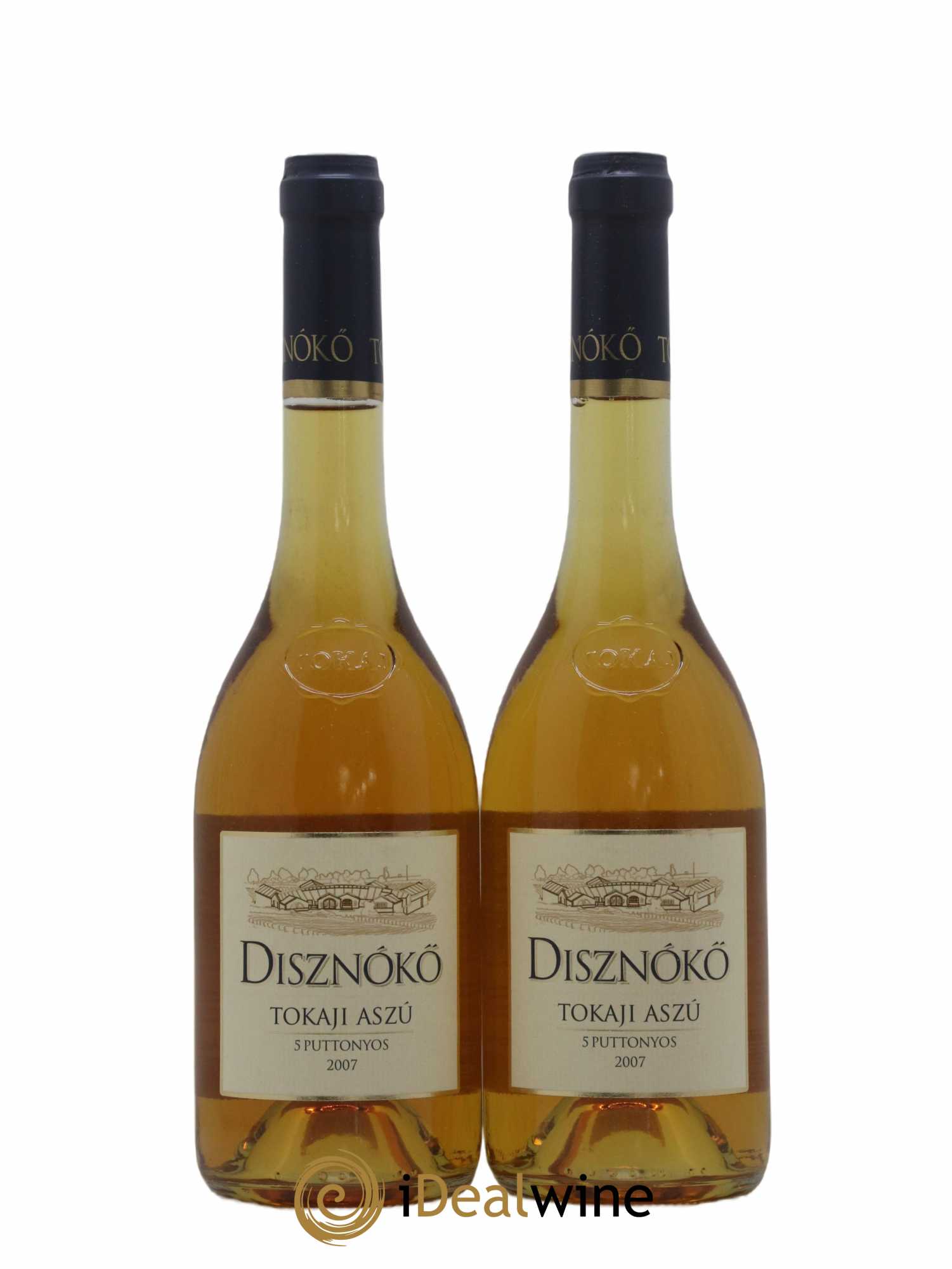 Tokaji Aszu 5 Puttonyos Disznoko (Domaine) 50cl 2007 - Lot de 2 bouteilles - 0